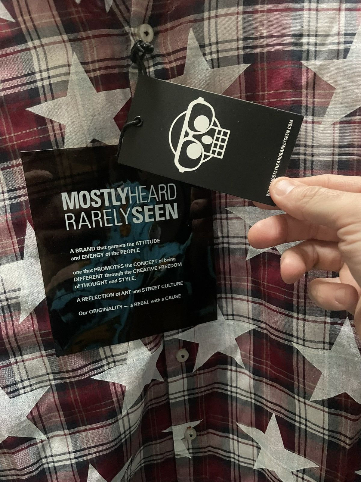 Mostly Heard Rarely Seen MOSTLY HEARD RARELY SEEN STAR AND PLAID Size US XL / EU 56 / 4 - 3 Thumbnail