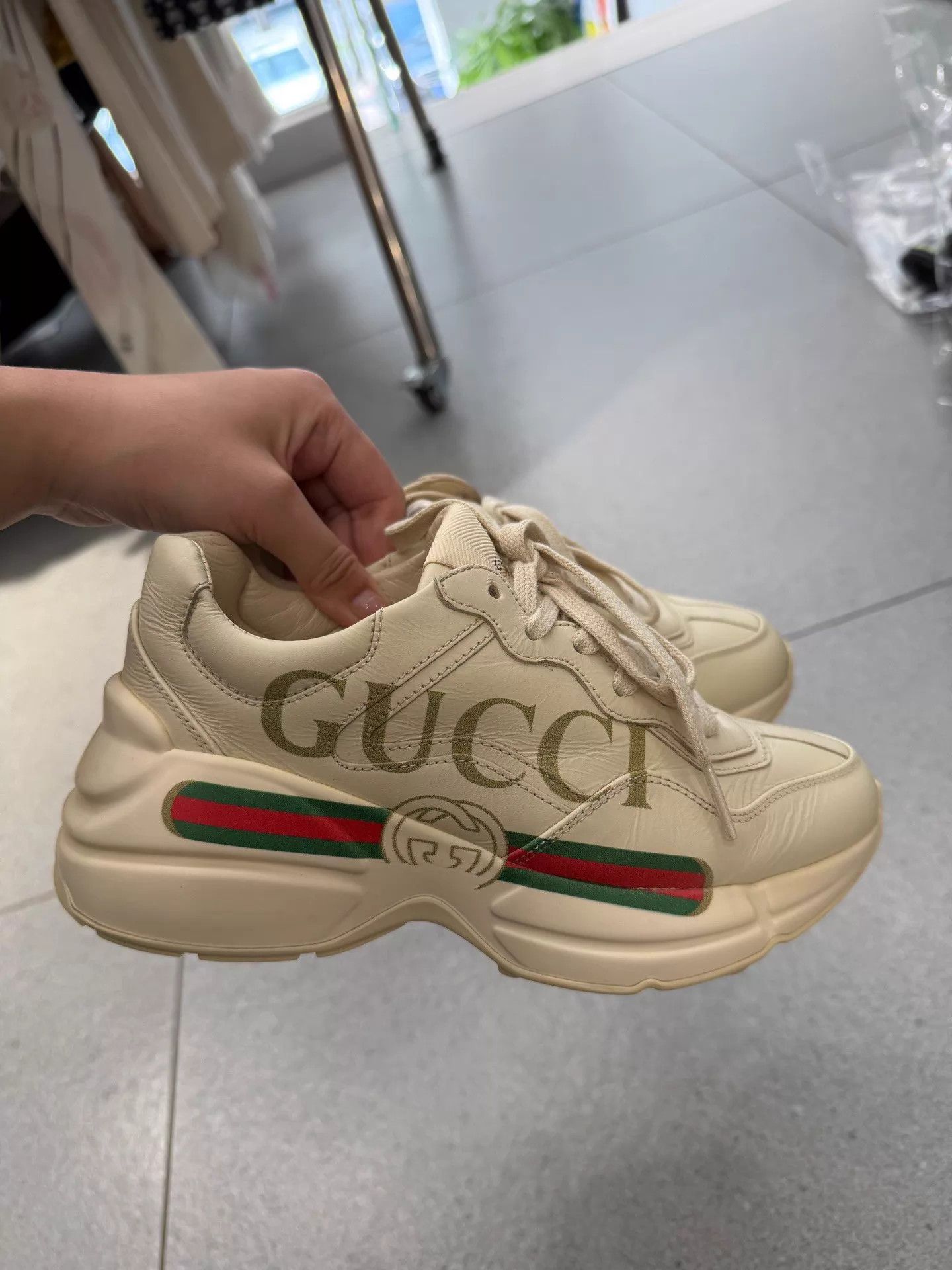 Gucci Gucci Classic Platform Dad Sneaker 99 New EUR 34 Size US 4 / IT 34 - 3 Thumbnail