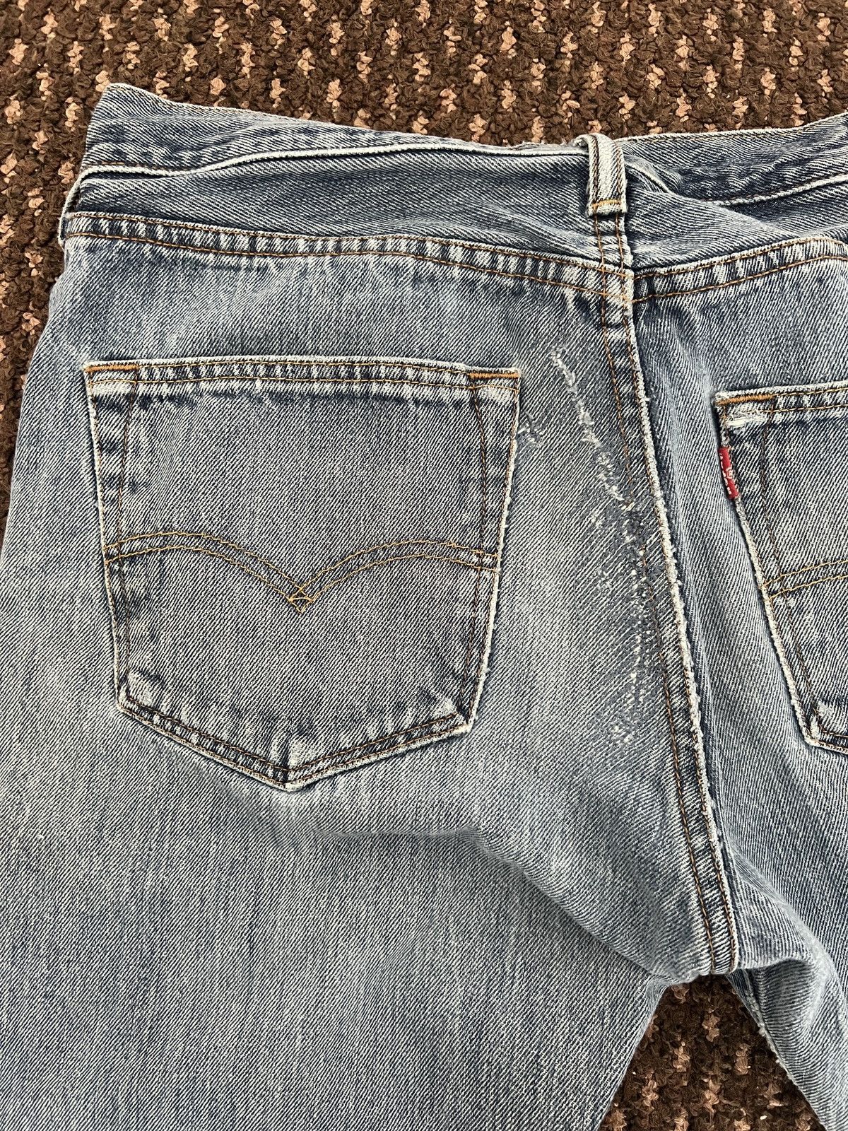 Levi's Levi’s Repaired 501 W32 L29 Size US 32 / EU 48 - 3 Thumbnail