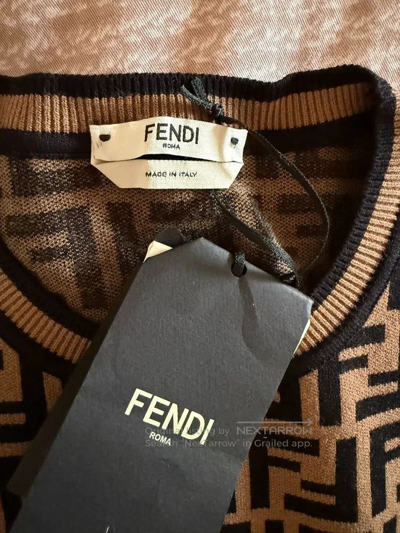 Fendi Fendi Old flower letter sweater Size S / US 4 / IT 40 - 3 Thumbnail