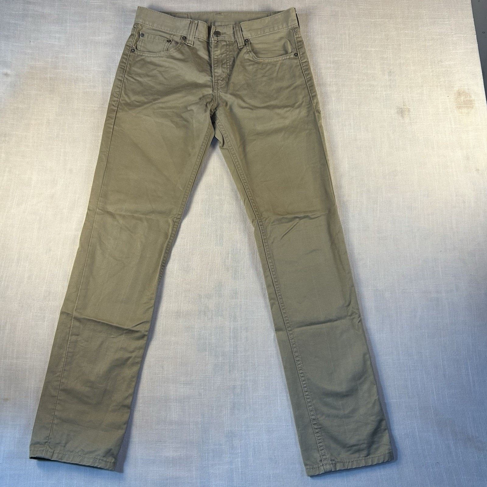 Levi's Levi's 511 Tapered Khaki 100% Cotton Casual Pants Mens 30x32 Size US 30 / EU 46 - 1 Thumbnail