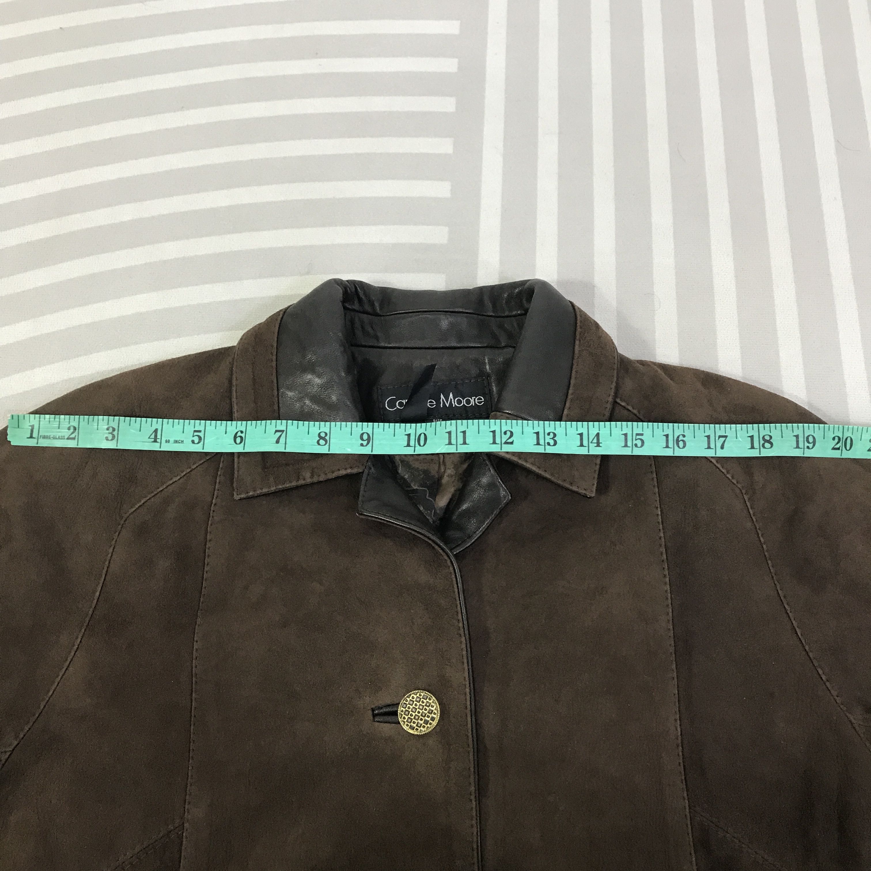 Vintage Vintage Caroline Moore Leather Jacket K114B21 Size US S / EU 44-46 / 1 - 6 Thumbnail