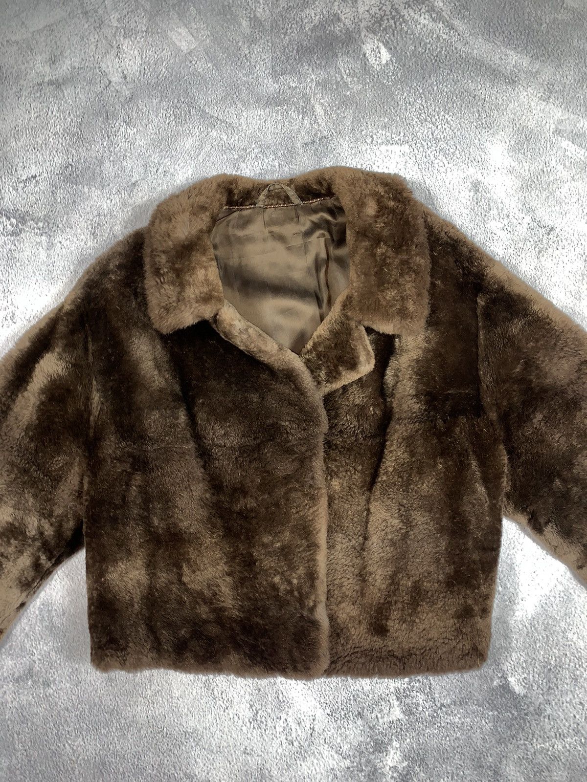 Vintage Vintage Y2K real Fur cropped coat jacket AvantGarde 00s Size M / US 6-8 / IT 42-44 - 8 Thumbnail