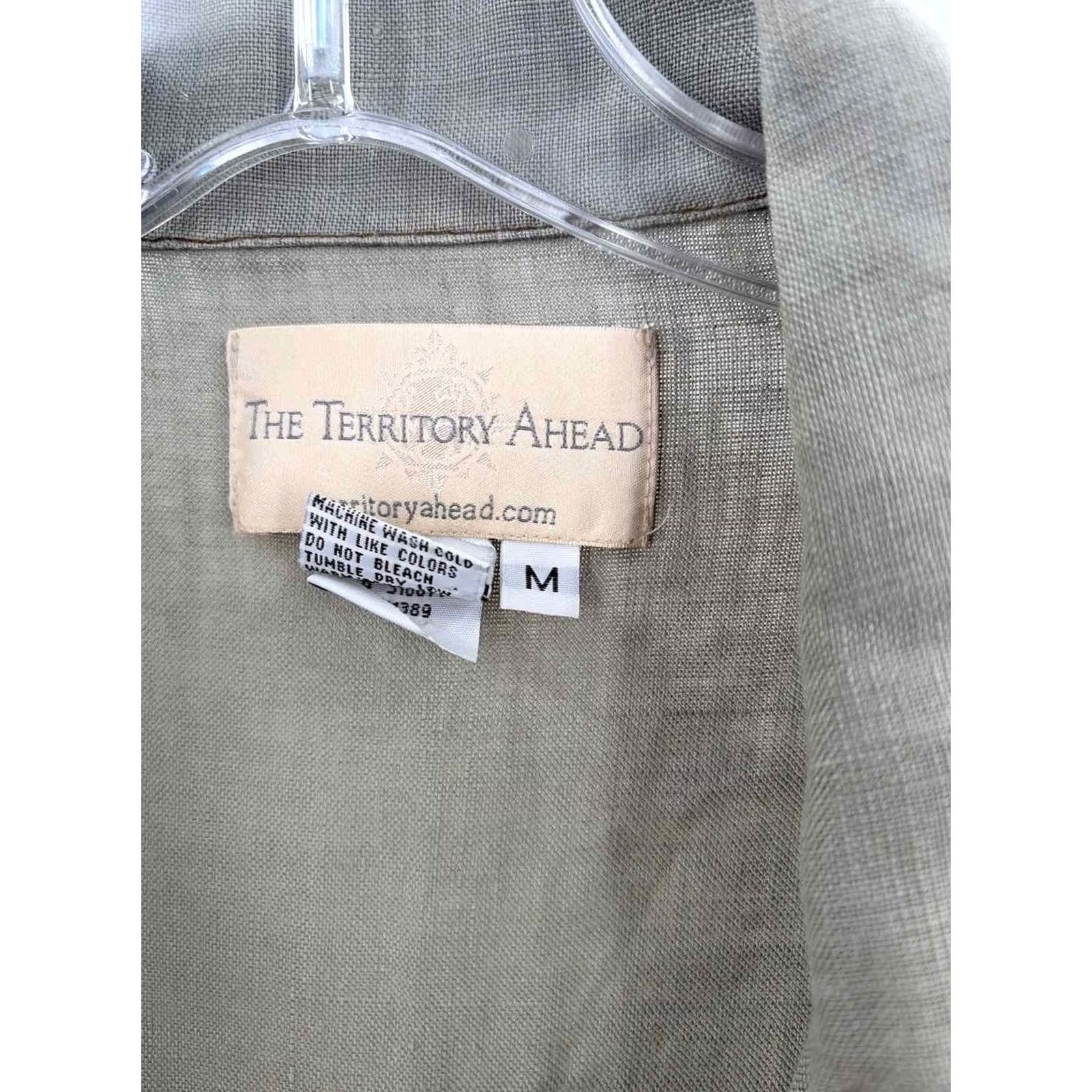 The Territory Ahead VINTAGE The Territory Ahead Green Shirt Size M / US 6-8 / IT 42-44 - 3 Thumbnail