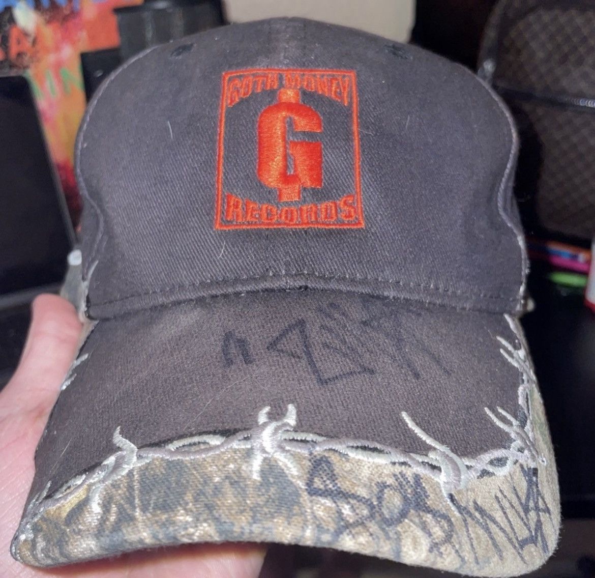 Other DownaRoad x Goth Money Records Camo hat Size ONE SIZE - 1 Thumbnail