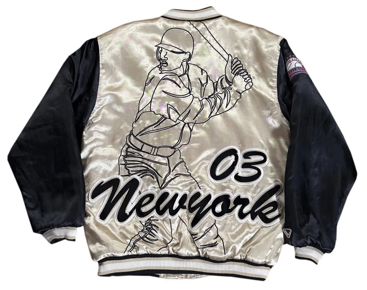 Vintage Veezo Wear New York '03 Satin Jacket Size Large