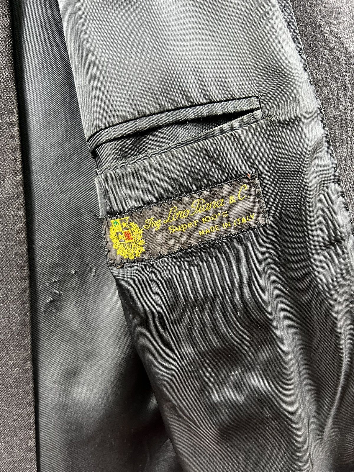 Celine 🔥 Vtg Tailoring French CELINE LORO PIANA Golden Button Size 52S - 13 Thumbnail