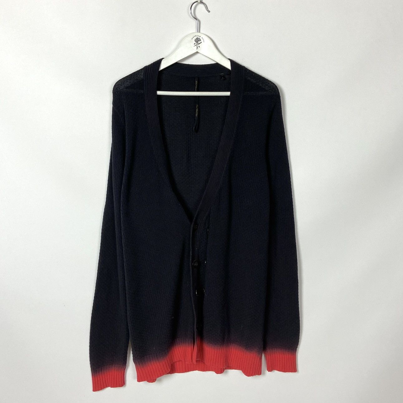 Diesel Vintage 00s Diesel Black Gold radient oversize cardigan y2k Size US M / EU 48-50 / 2 - 1 Thumbnail