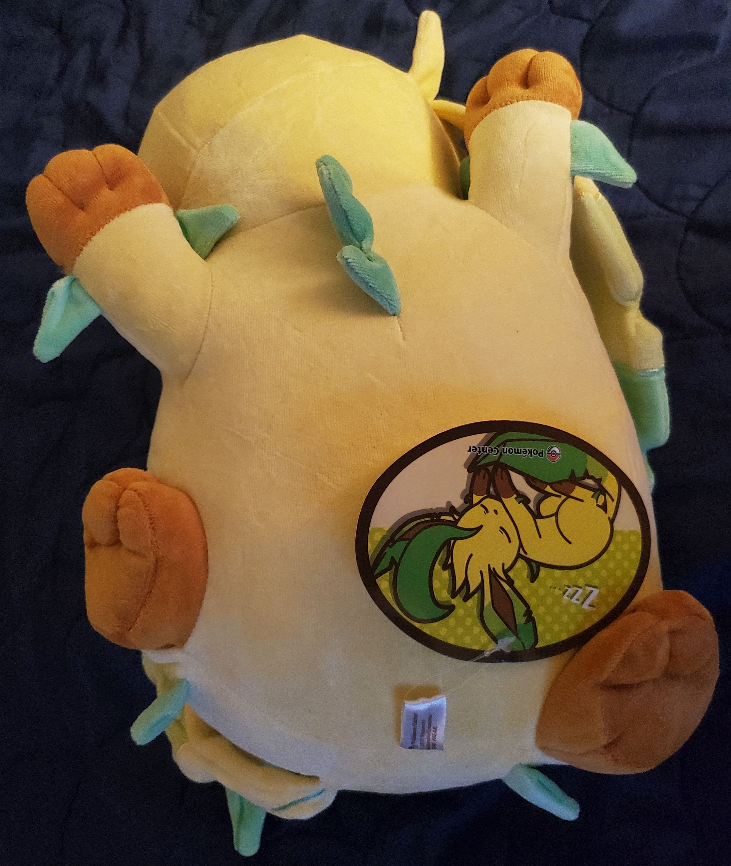 Pokemon Pokemon Center Leafeon Sleeper Plush Eeveelution Authentic Size ONE SIZE - 5 Thumbnail
