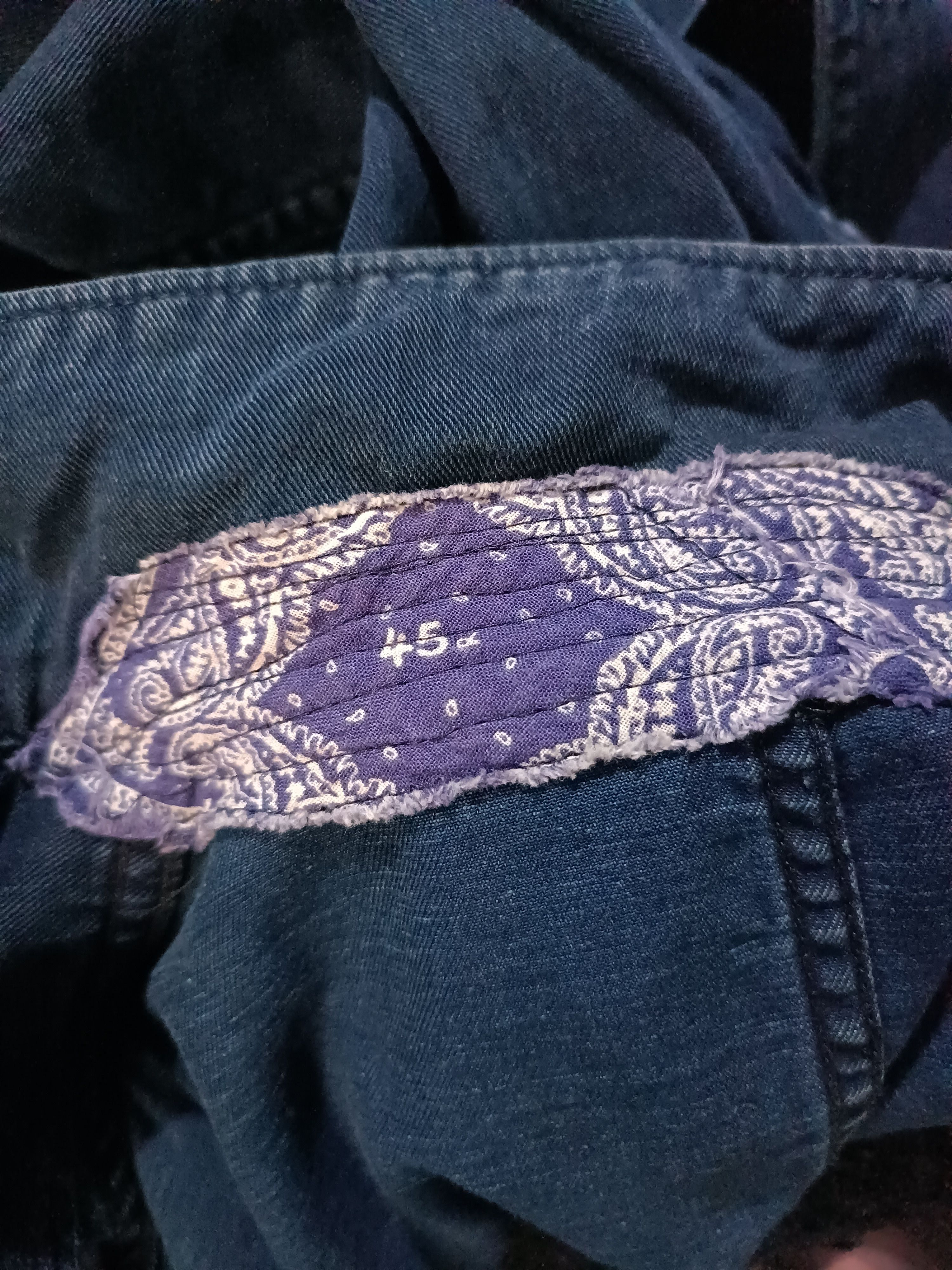 45rpm 45rpm Indigo Distressed Work Jacket Size US L / EU 52-54 / 3 - 6 Thumbnail