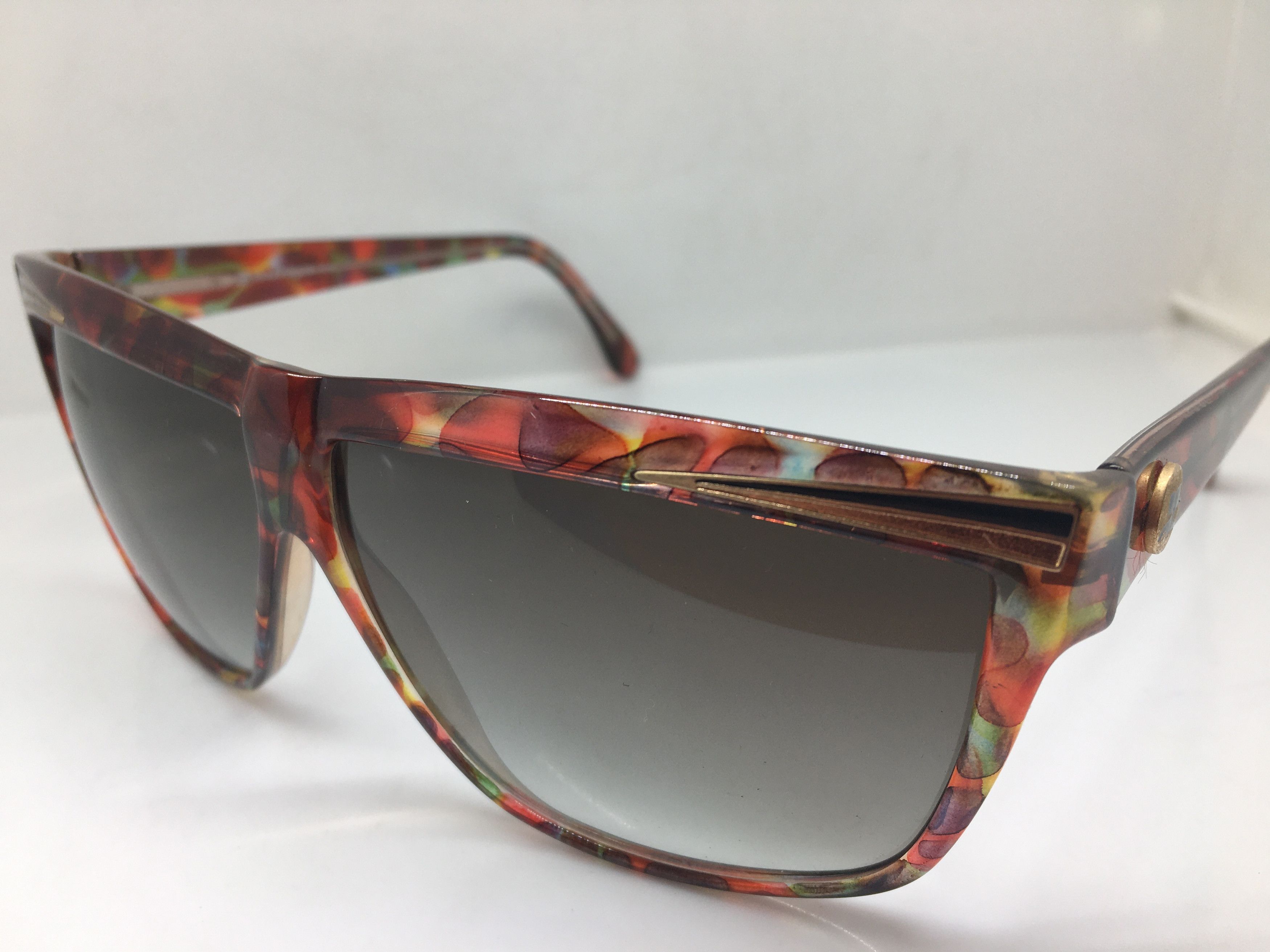 Courreges Vintage 70s Courreges 9077 Woman Oversize Sunglasses France Size ONE SIZE - 3 Thumbnail