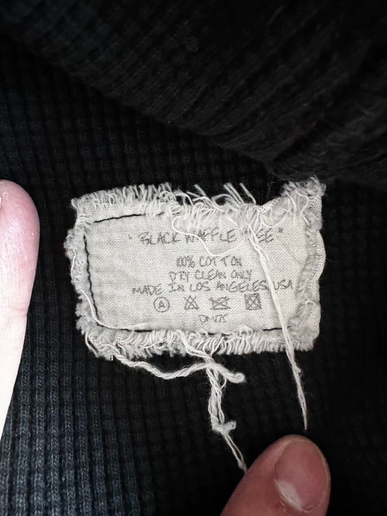 Greg Lauren Greg Lauren size3 Black Waffle Long Sleeve Size US L / EU 52-54 / 3 - 6 Thumbnail