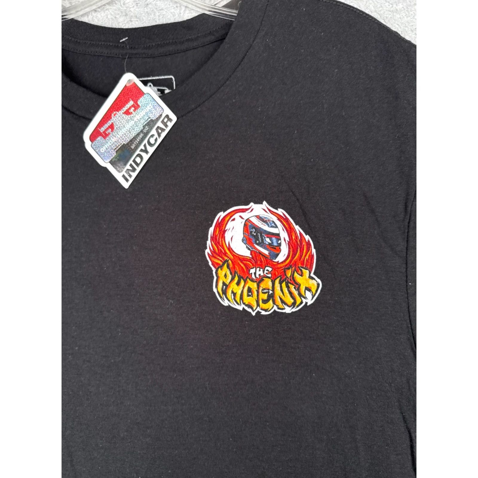 Vintage Indycar Shirt Adult Large Black The Phoenix Andretti Short Sleeve Crew Neck Legends Global Merchandise Shirt | Cars, Racing Mens Size US L / EU 52-54 / 3 - 6 Thumbnail
