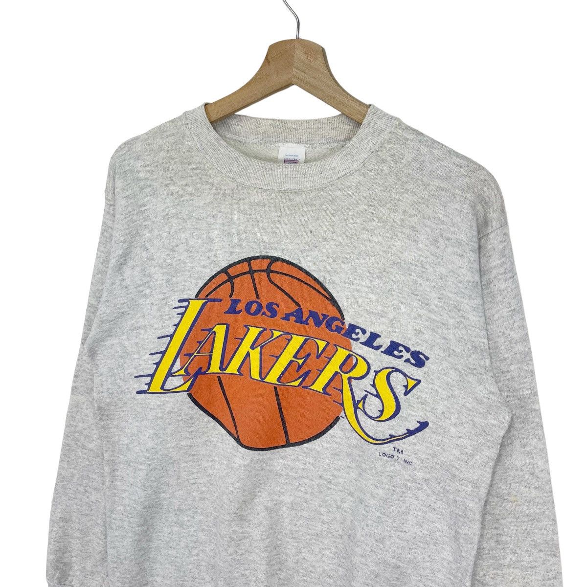 NBA × Vintage 90’s La Lakers Sweatshirt Size US M / EU 48-50 / 2 - 4 Thumbnail