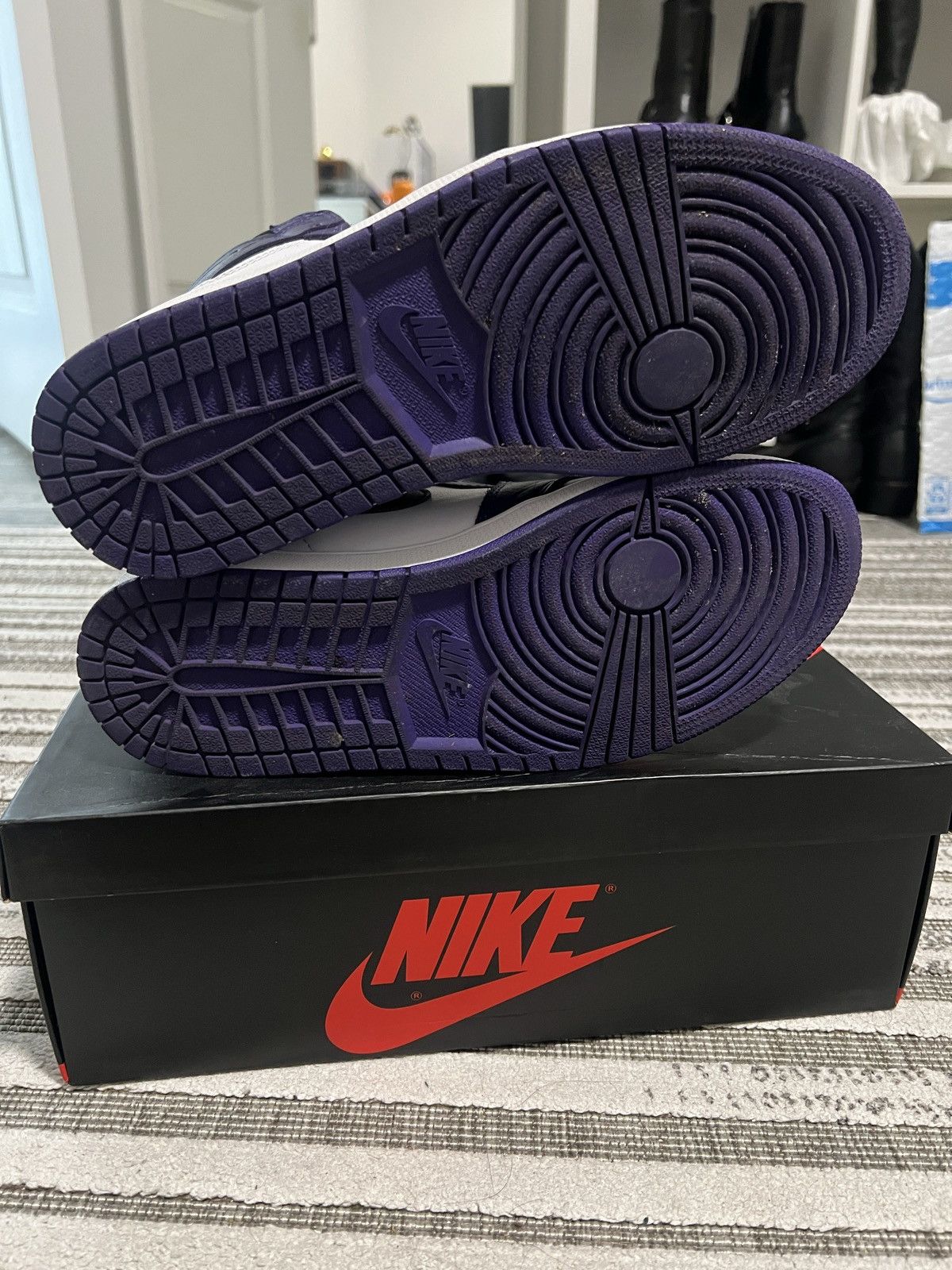 Jordan Brand × Nike Jordan 1 Court purple Size US 10 / EU 43 - 5 Thumbnail