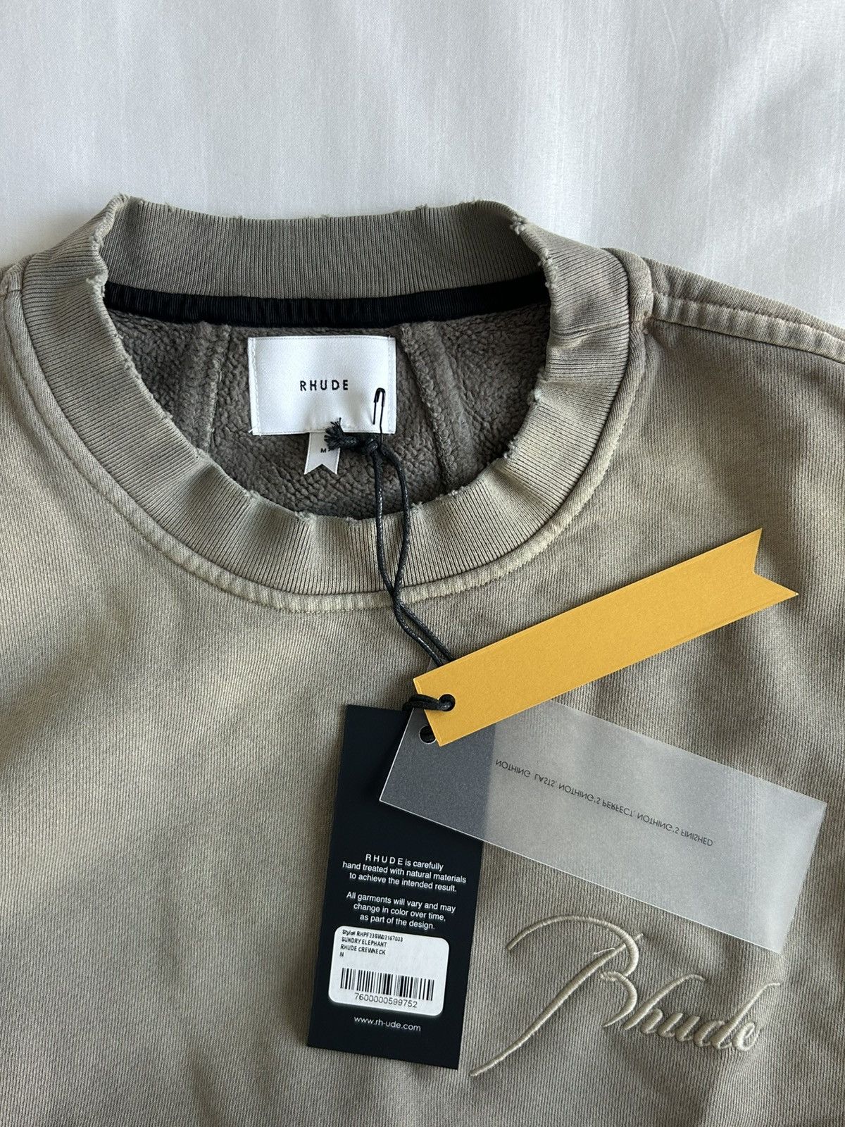 Rhude Rhude Logo Crewneck Sundry Elephant Sunfaded USA Size US M / EU 48-50 / 2 - 7 Thumbnail