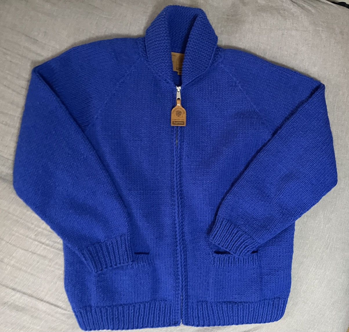 Supreme Supreme Box Logo Cowichan Size US M / EU 48-50 / 2 - 1 Thumbnail