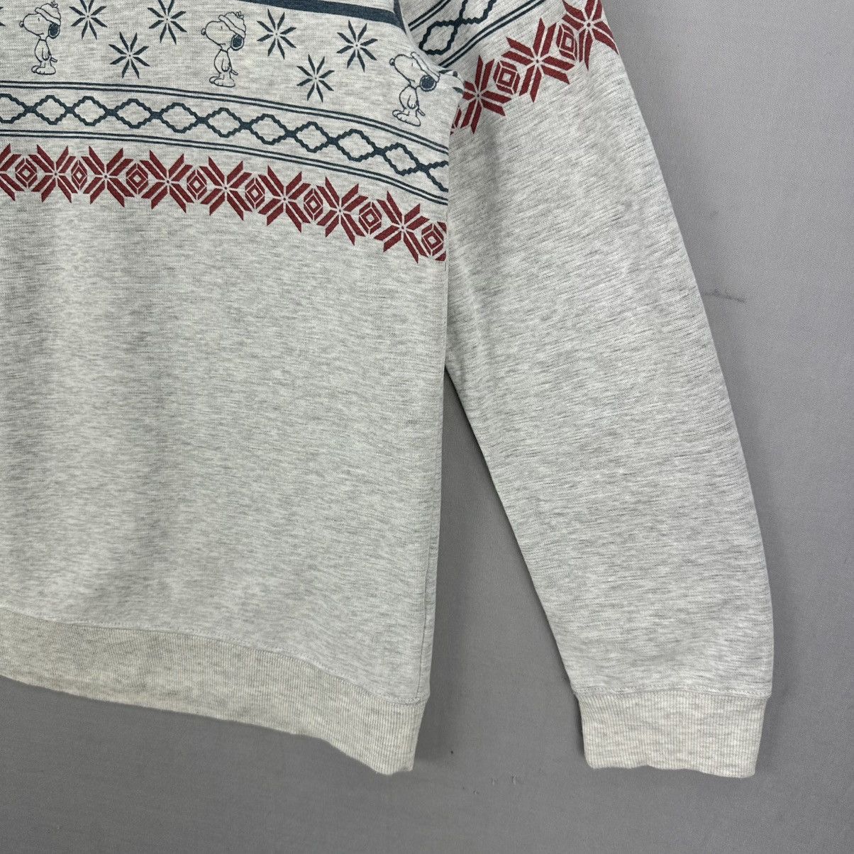 Peanuts Vintage Peanut Snoopy Snow Sweatshirt Fleece Lining Size US XS / EU 42 / 0 - 3 Thumbnail