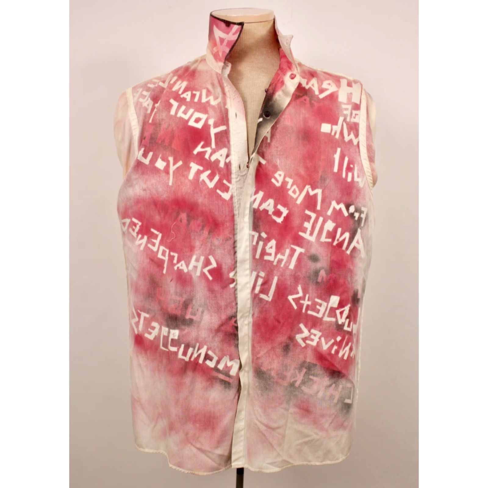 Vintage VINTAGE Men's VTG 90s Cake Band Fashion Nugget Song Lyrics Shirt Sz 16 34/35 1990s AOP Size US S / EU 44-46 / 1 - 3 Thumbnail
