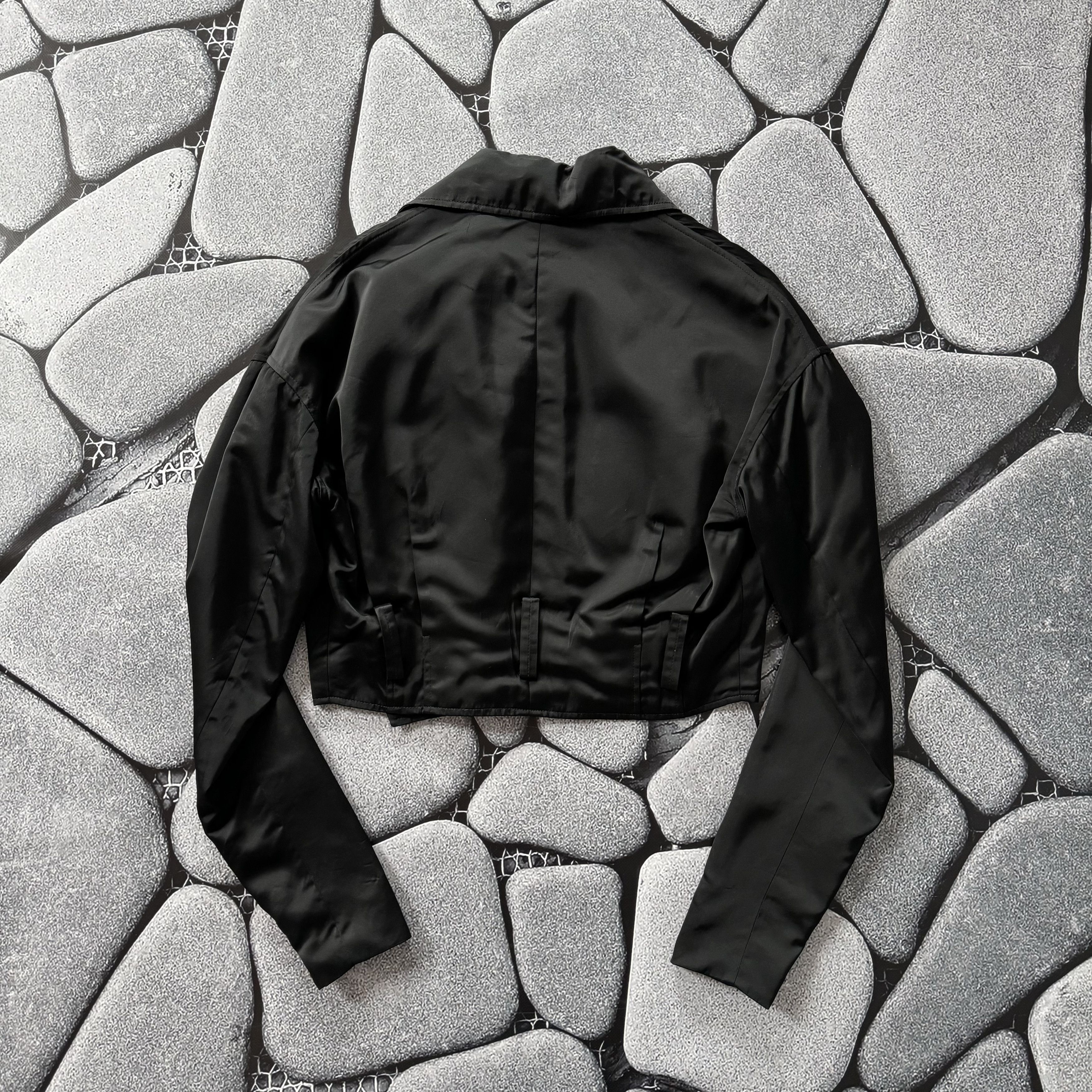 Dolce & Gabbana × Vintage DOLCE & GABBANA 1990S CROPPED BIKER JACKET BLAZER LUXURY Size M / US 6-8 / IT 42-44 - 3 Thumbnail