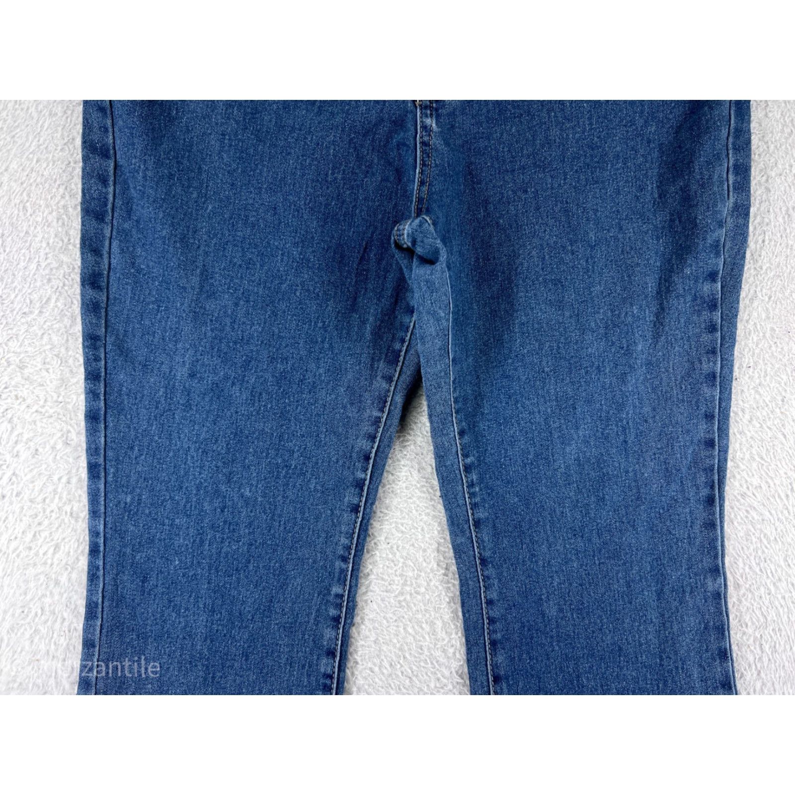 Vintage No Boundaries Jeans Womens 15 Blue Denim Bootcut Medium Wash Cotton Blend Size 36" / US 14 / IT 50 - 6 Thumbnail