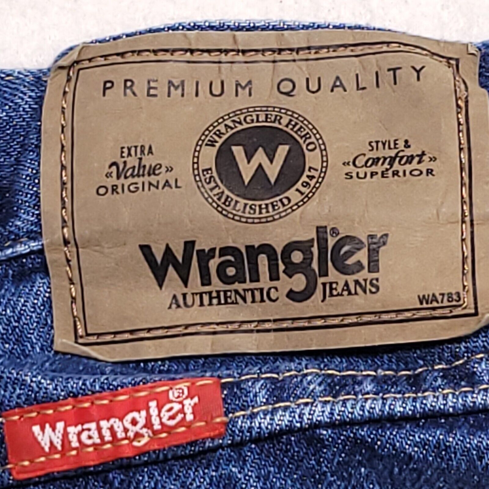 Wrangler Wrangler Casual Button Zip Denim Jeans Mens Size 40x30 Blue Size US 40 / EU 56 - 11 Thumbnail