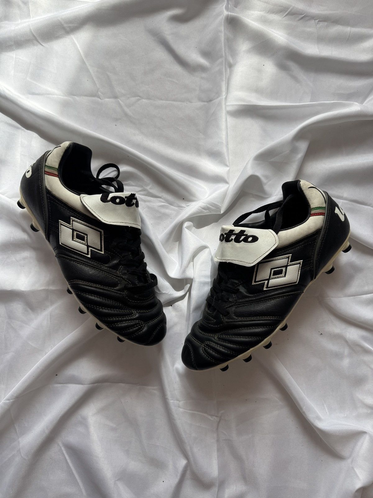 Lotto Sport Lotto 90s Vintage Retro Leather Football Boots Soccer Cleats Size US 10.5 / EU 43-44 - 1 Thumbnail