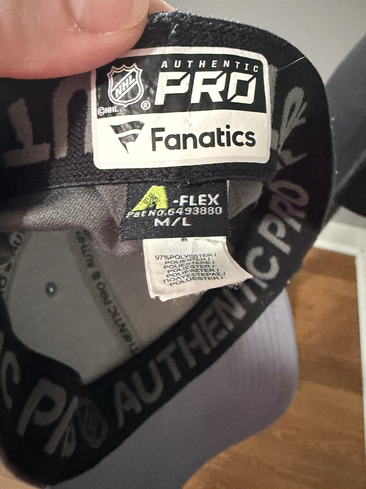 Other Fanatics Charcoal Detroit Red Wings Authentic Pro Hat Size ONE SIZE - 6 Thumbnail