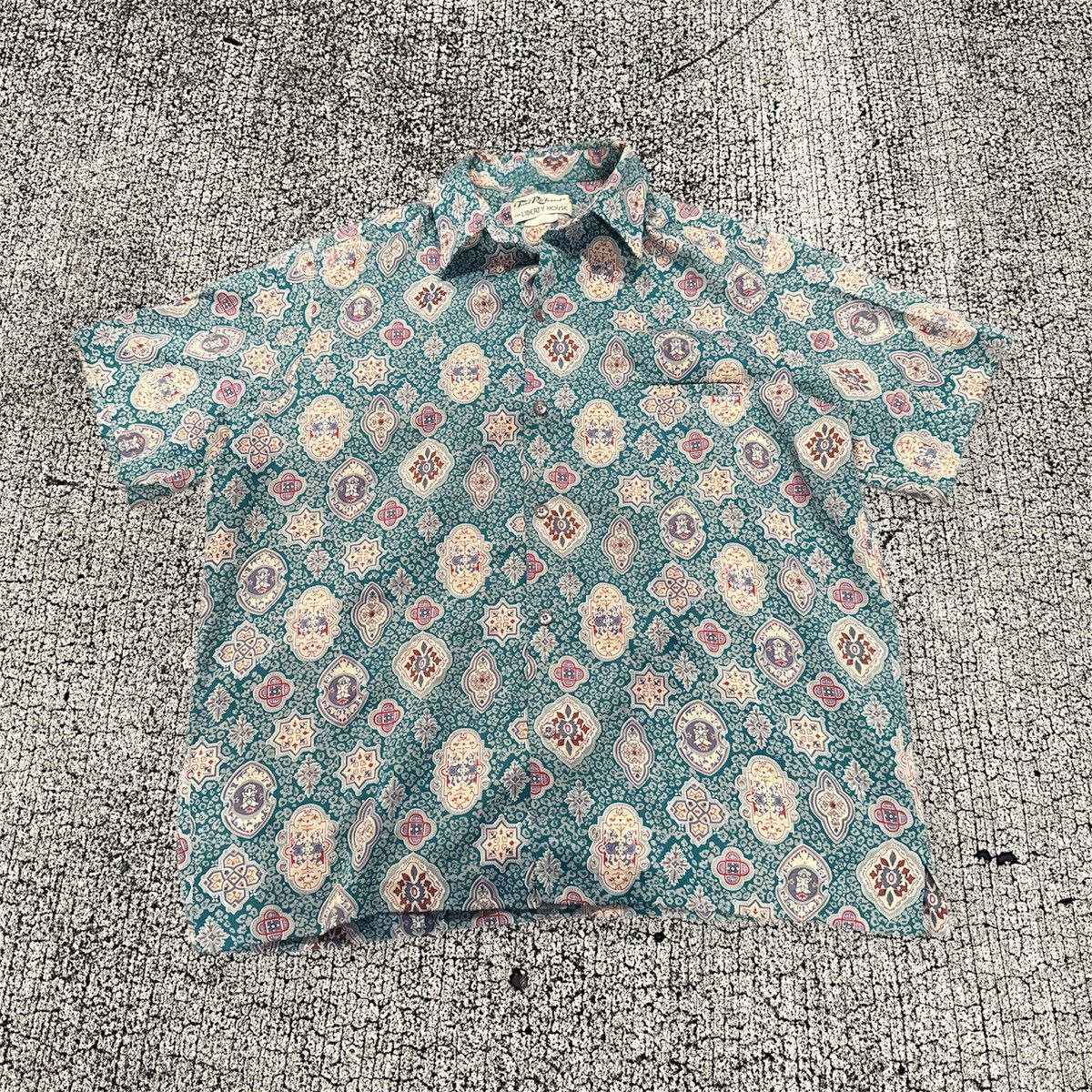 Tori Richard × Vintage Vintage Tory Richard Floral button up Size US L / EU 52-54 / 3 - 1 Thumbnail