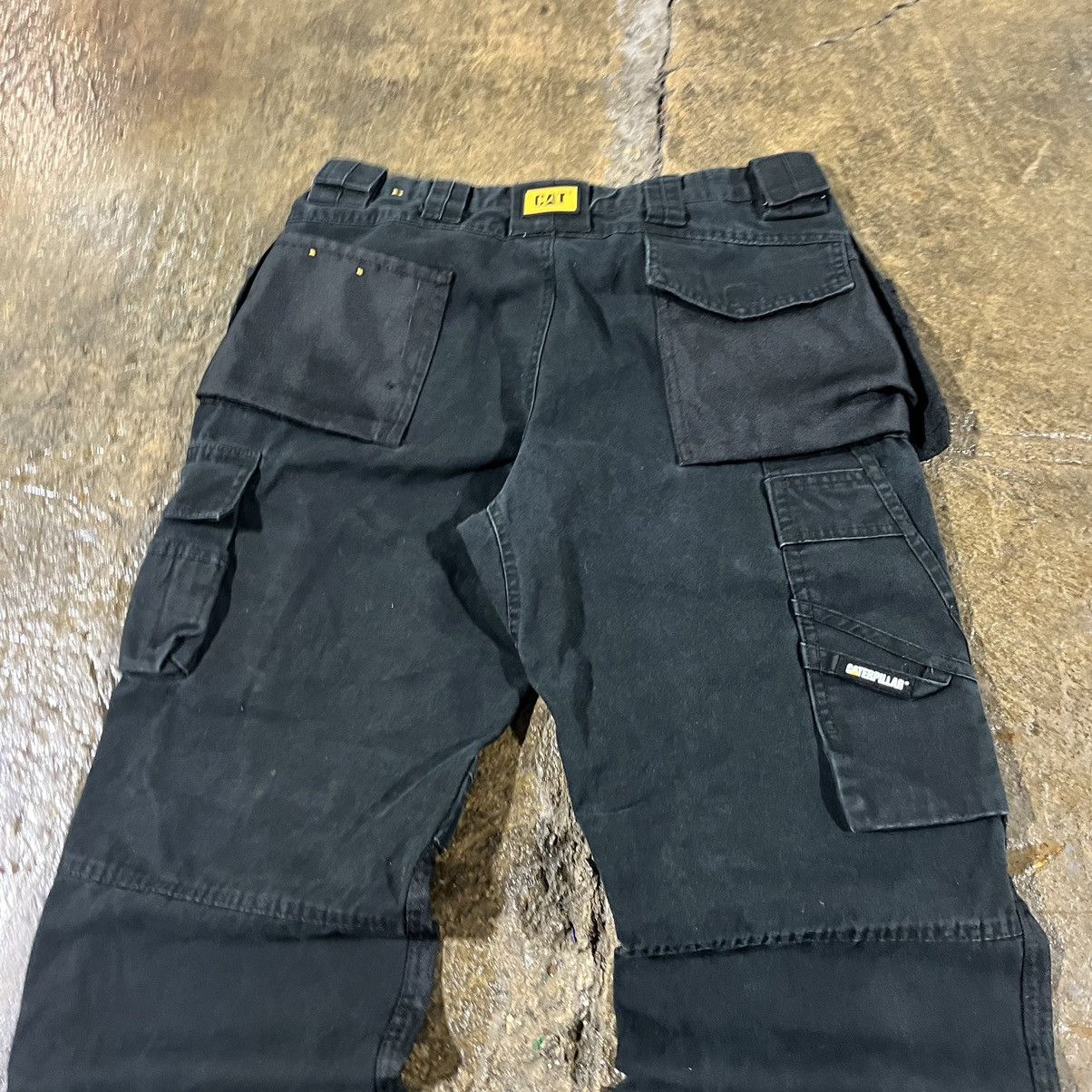 Carhartt × Vintage Crazy Y2K Carhartt Style Cargo Carpenter Workwear Pants Size US 34 / EU 50 - 4 Thumbnail