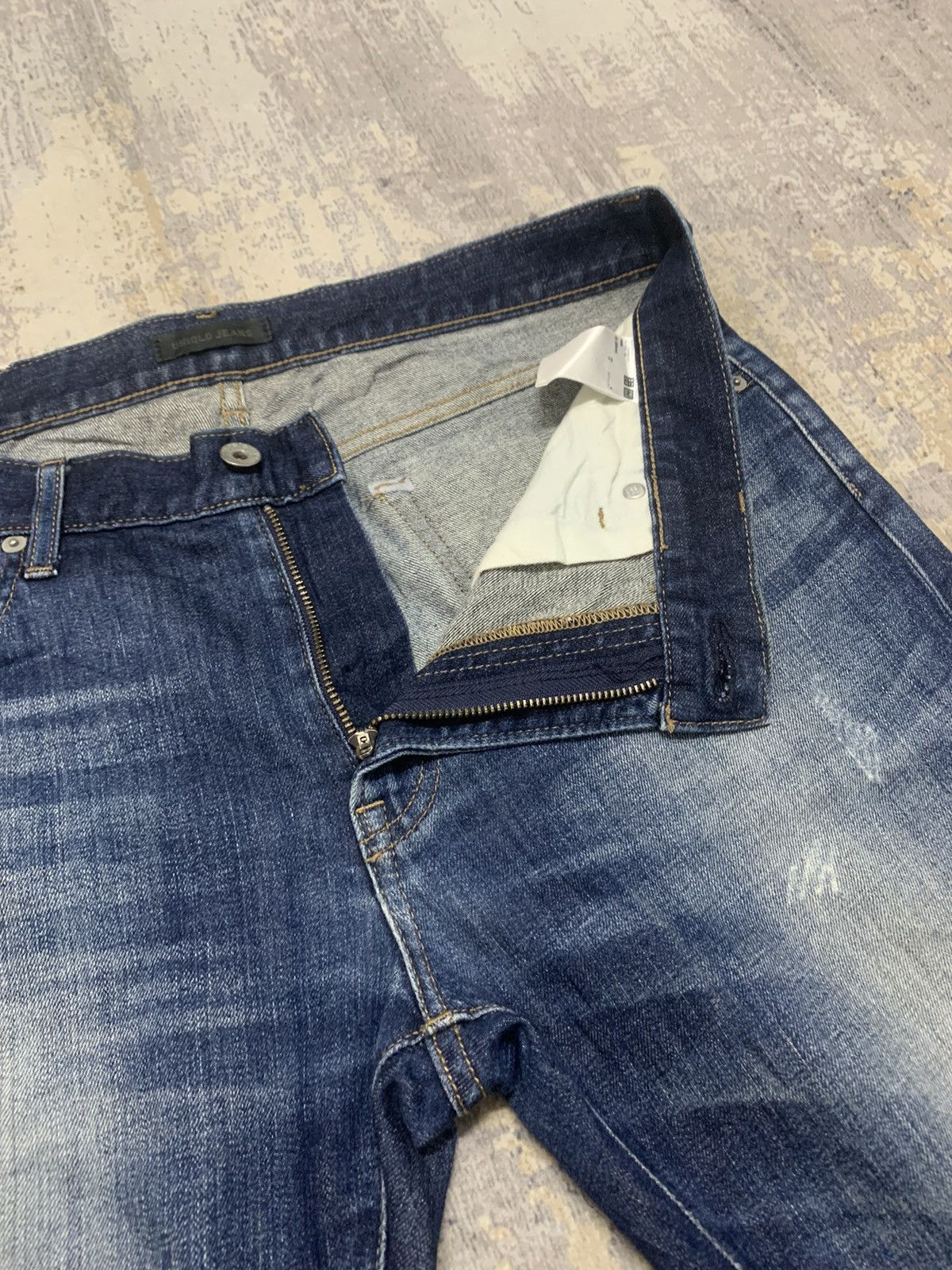 Japanese Brand Vintage Uniqlo Distressed Denim 36x29 Size US 36 / EU 52 - 6 Thumbnail