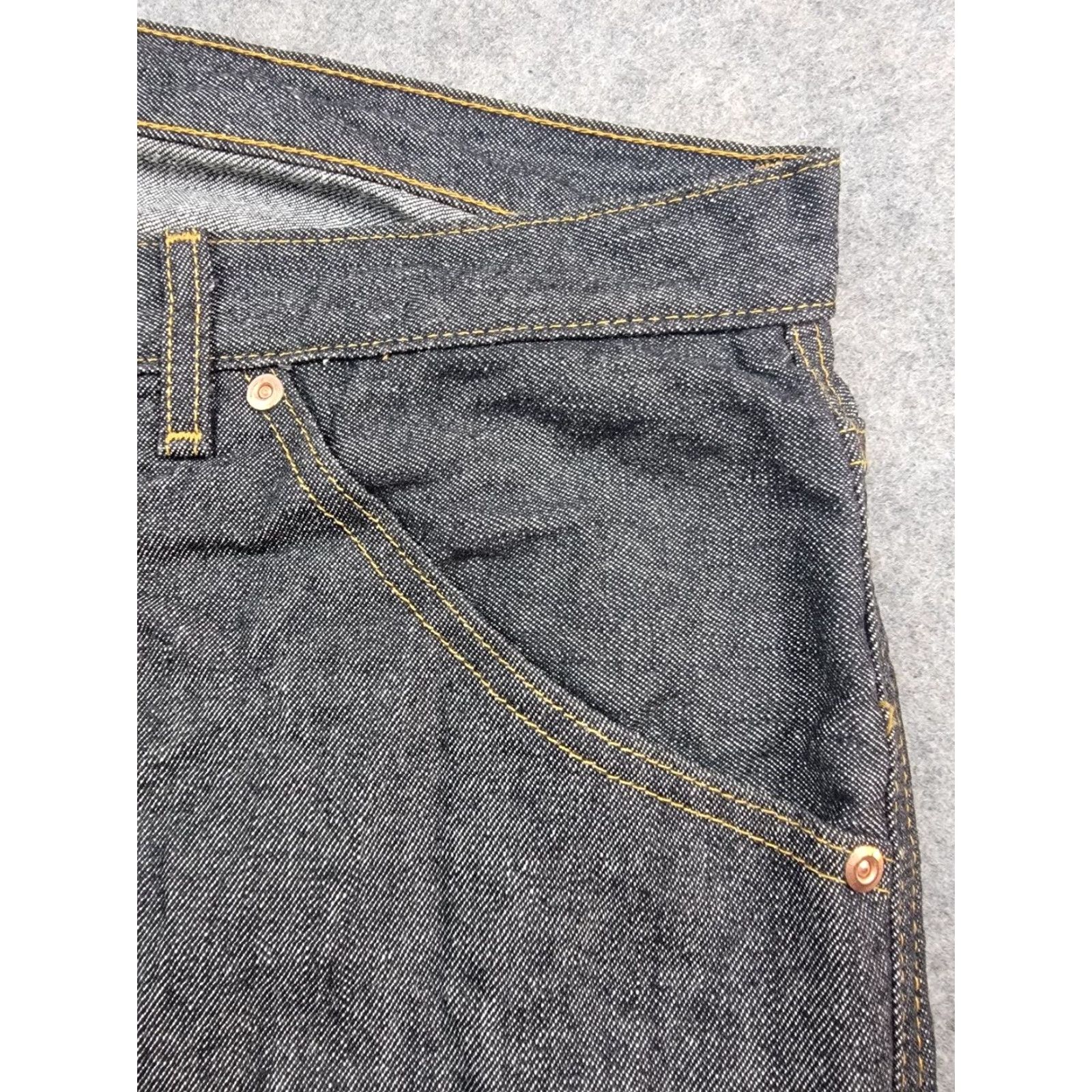 Vintage Polo Jeans Company Ralph Lauren Jeans Mens 36x34 Black 5 Pocket Carpenter C-5 Denim Zip 90s Logo Mens Size US M / EU 48-50 / 2 - 3 Thumbnail