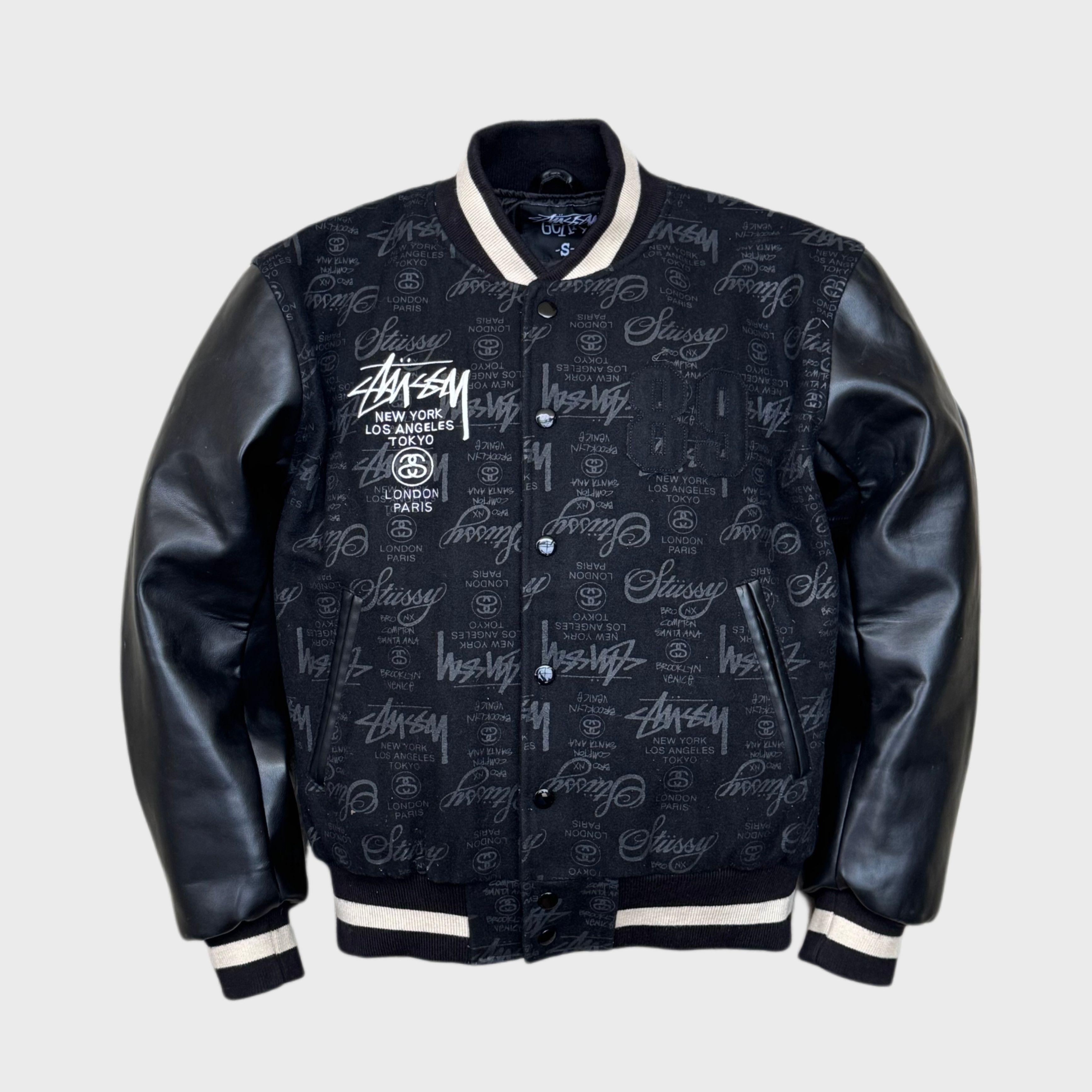 Stussy ☠️ Stussy 25th Anniversary World Tour Varsity Jacket Size US S / EU 44-46 / 1 - 2 Thumbnail
