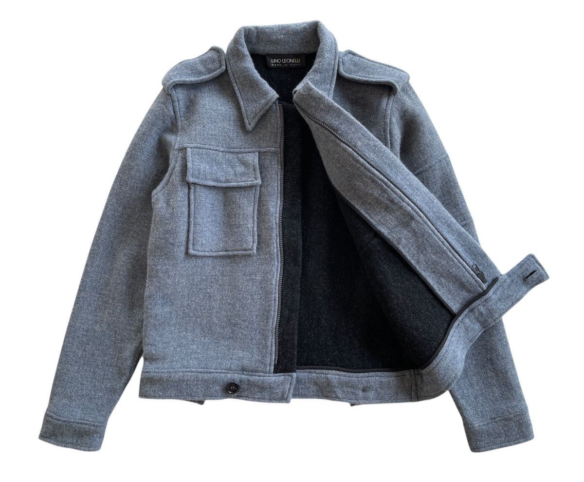 Vintage Italian Lino Leonelli Twill Wool Blouson Jacket Size US S / EU 44-46 / 1 - 3 Thumbnail