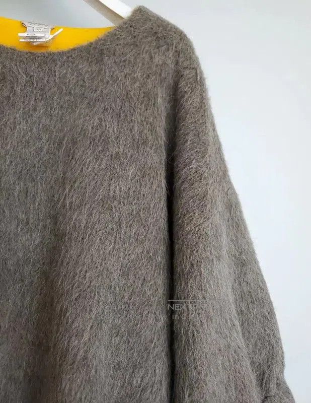 Kenzo KENZO Fluffy Beige Mohair Sweater for Women . Size XXS / US 00 / IT 34 - 8 Thumbnail