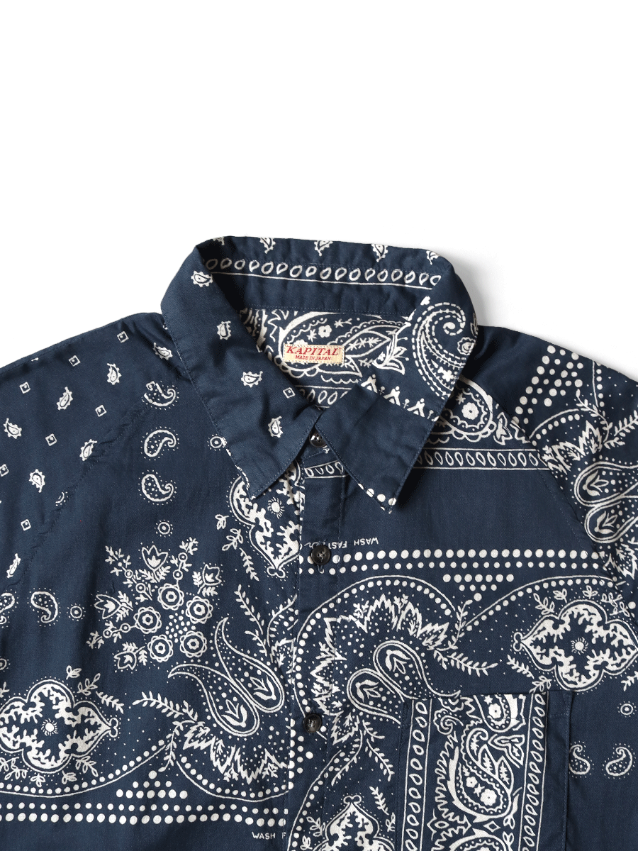 Kapital Kapital Gauze Bandana Patchwork Raglan Shirt Size US XXL / EU 58 / 5 - 3 Thumbnail