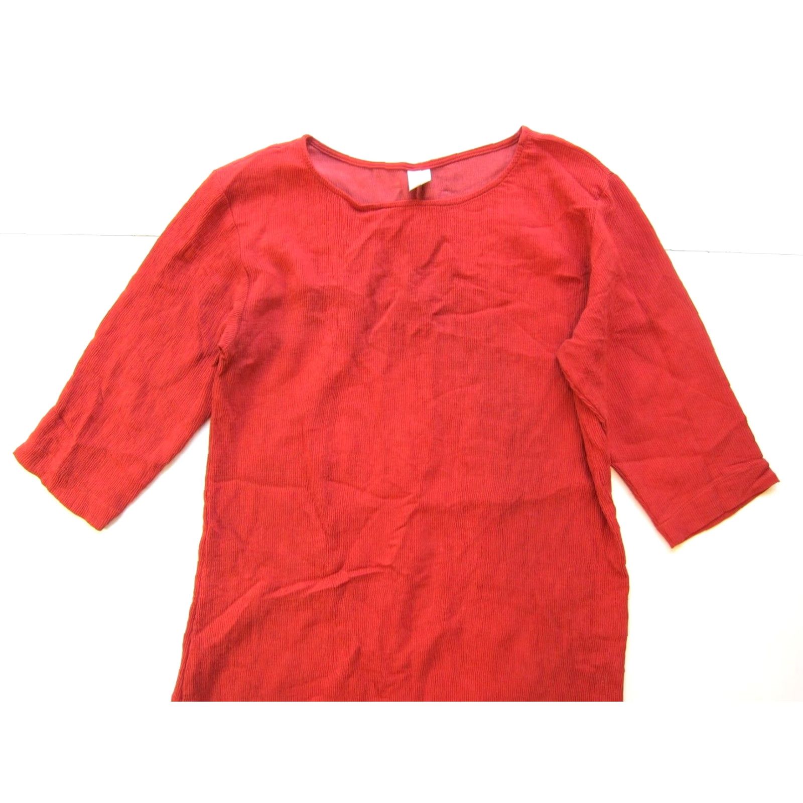 Vintage VINTAGE North Of West Orange Rayon 3/4 Sleeve Tunic Kaftan Midi Dress Medium Orange Womens Vintage Kaftan Midi Dress 3/4 Sleeve Rayon North Of West Size M / US 6-8 / IT 42-44 - 4 Thumbnail