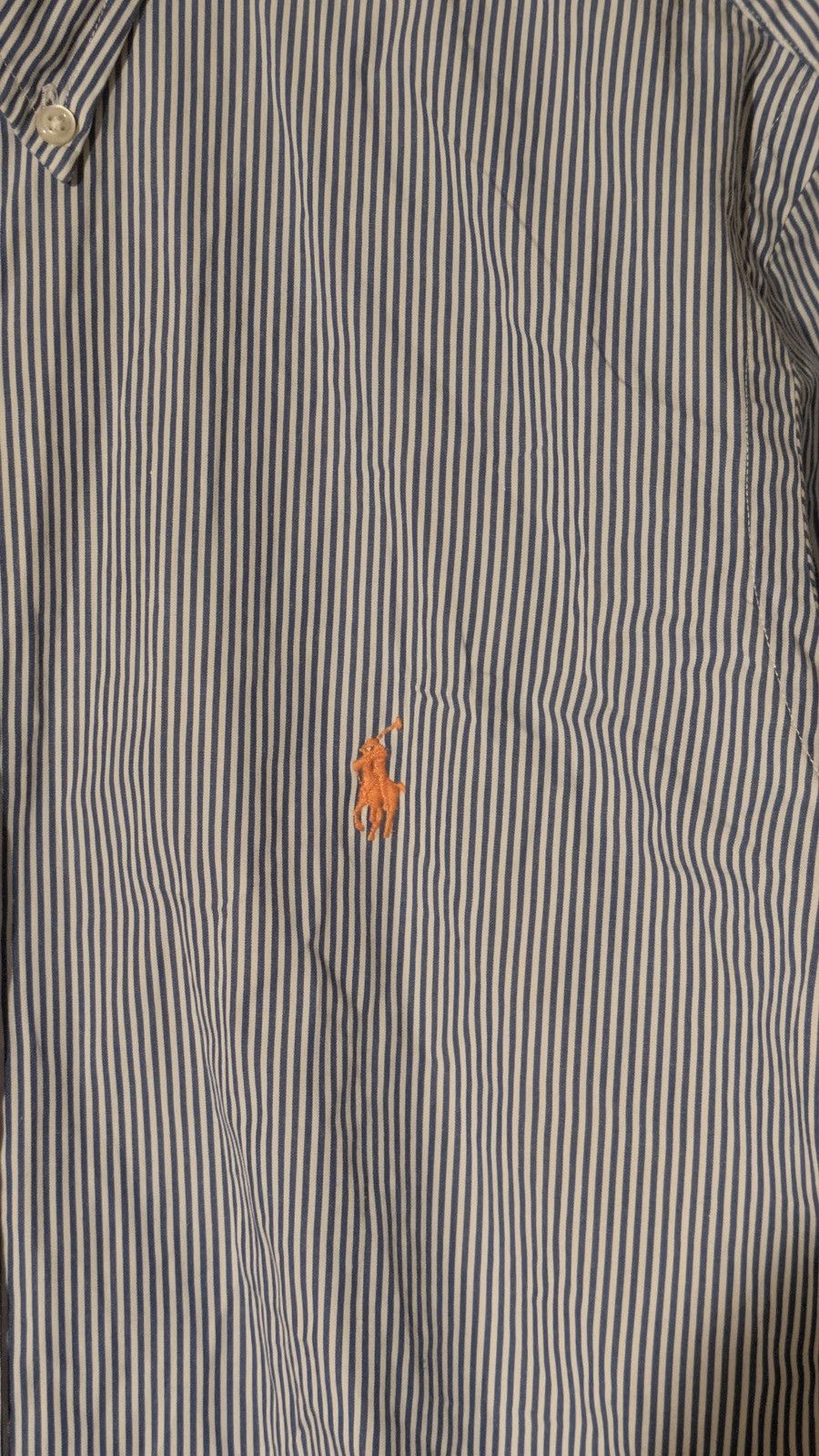Polo Ralph Lauren 👔 Polo Ralph Lauren Striped Button-Up – Blue/White (Size L) Size US L / EU 52-54 / 3 - 4 Thumbnail