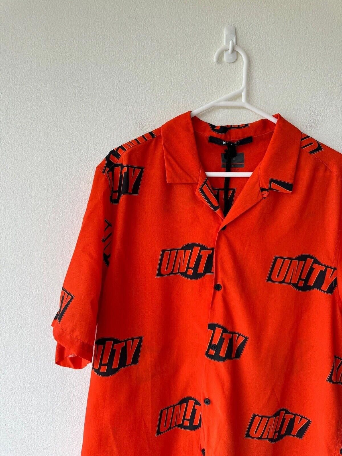 Ksubi new ksubi large l shirt top resort unity black orange logo Size US L / EU 52-54 / 3 - 2 Thumbnail