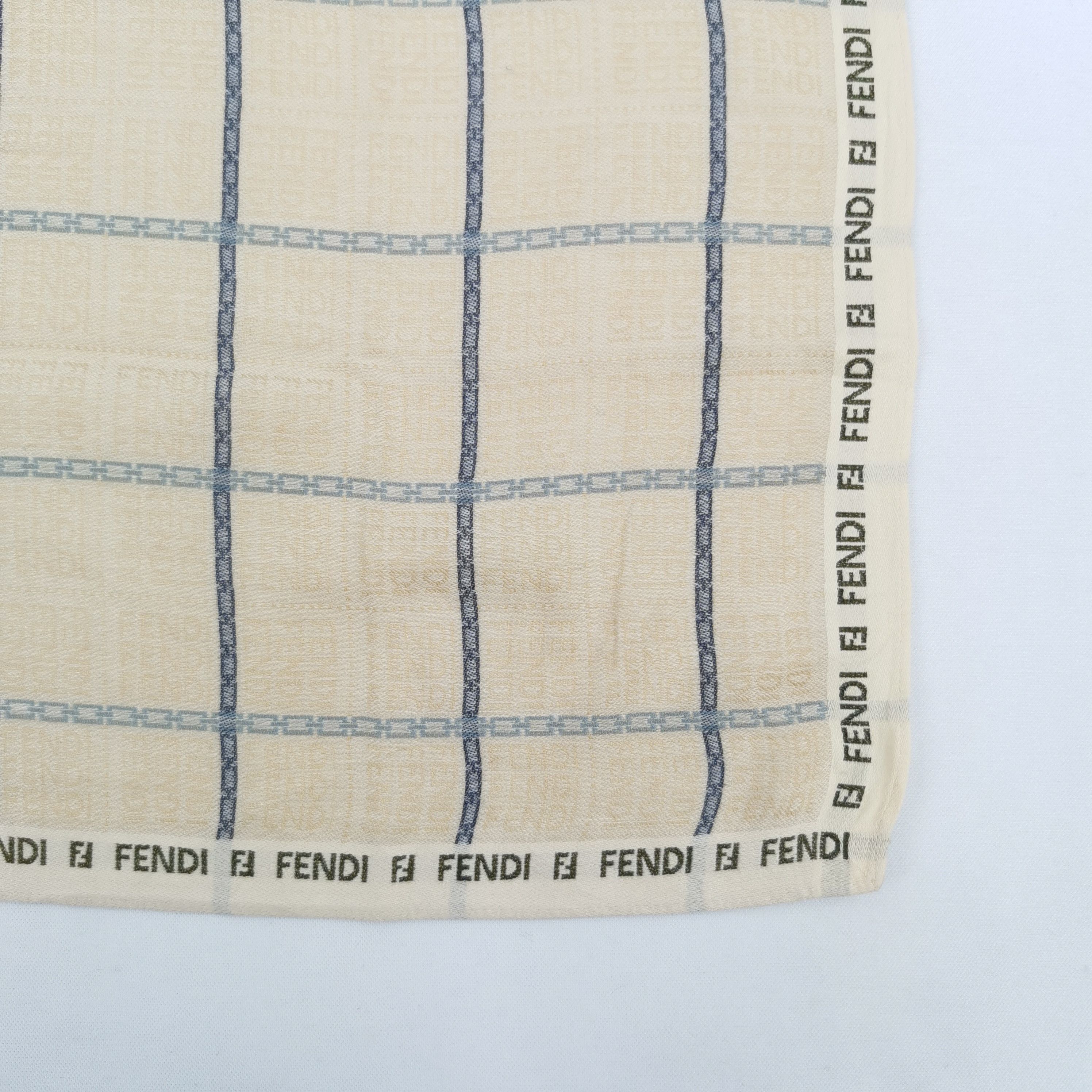 Japanese Brand Vintage FENDI Handkerchief Bandana Pocket Square Size ONE SIZE - 3 Thumbnail