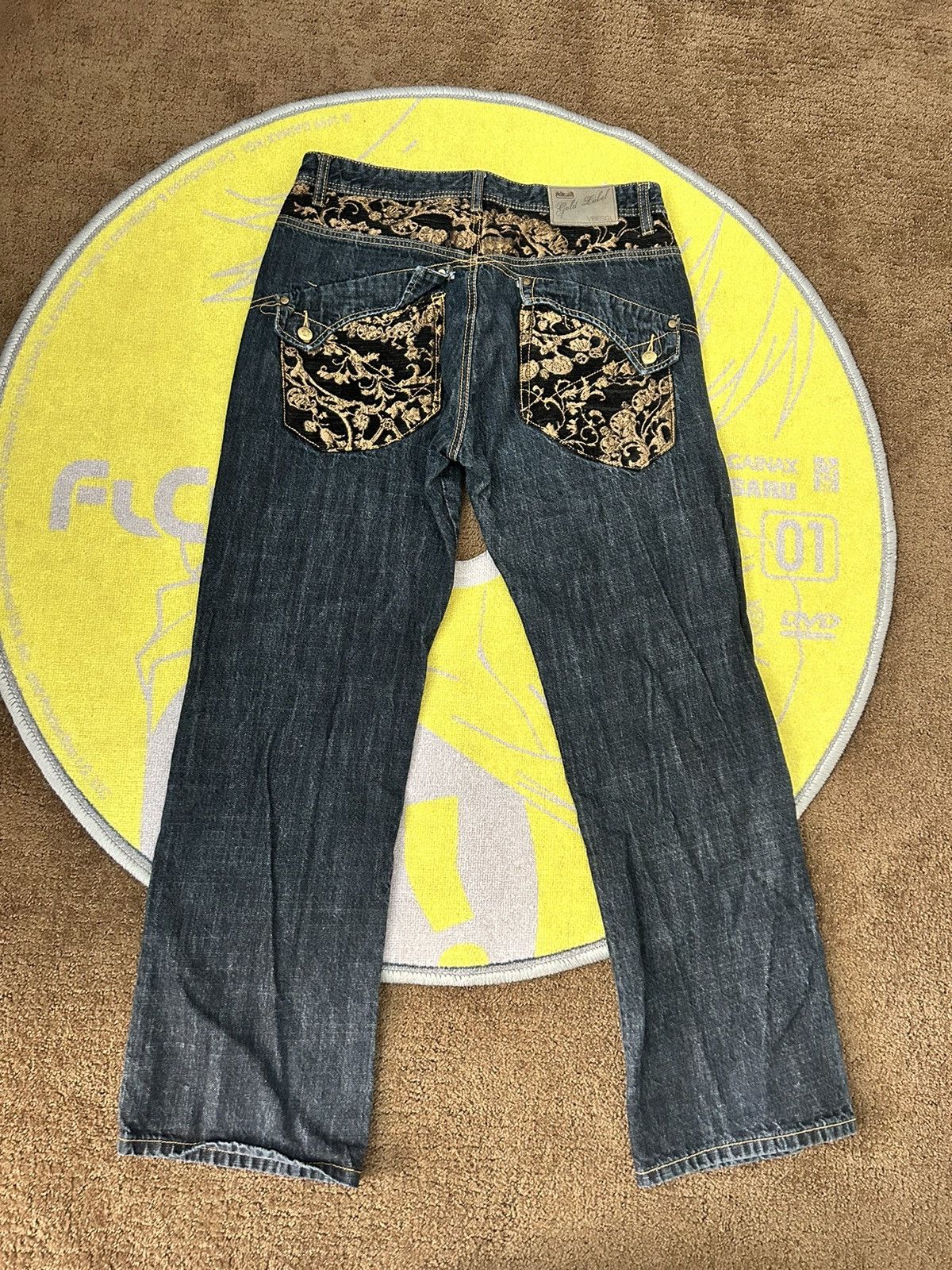 Ecko Unltd. × Southpole y2k gold label jeans Size US 34 / EU 50 - 2 Thumbnail