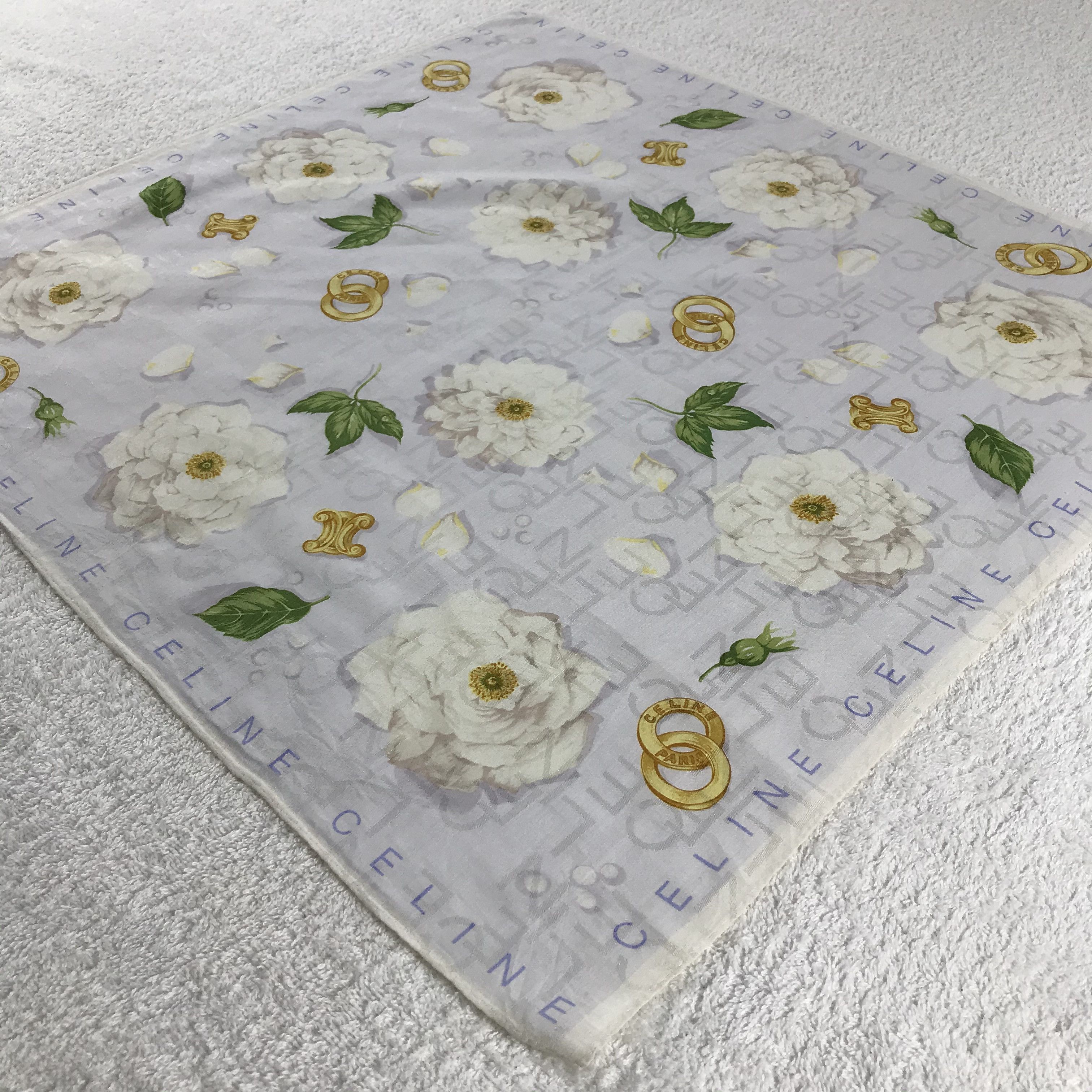 Celine × Vintage Celine Bandana / Handkerchief / Neckerchief - S292 Size ONE SIZE - 2 Thumbnail