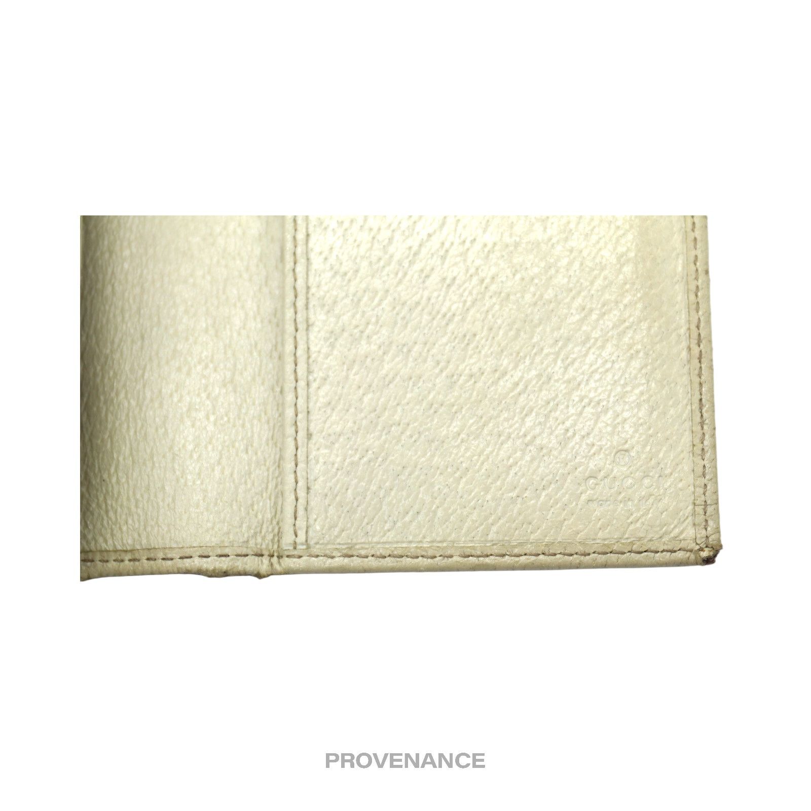 Gucci 🔴 Gucci GG Canvas Long Wallet - White Size ONE SIZE - 7 Thumbnail