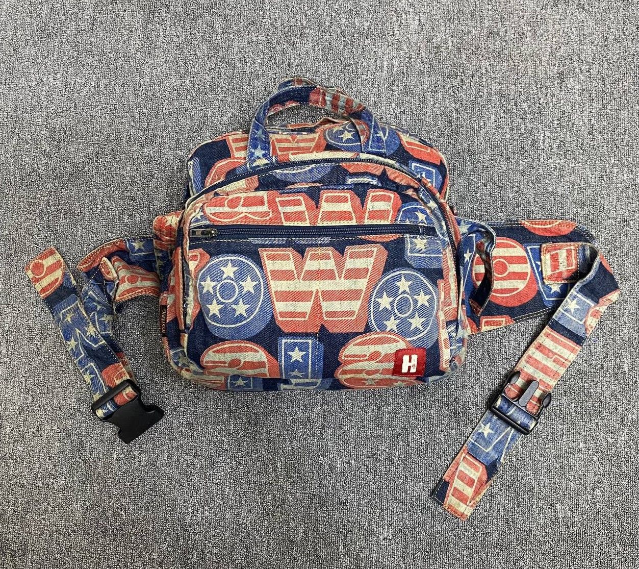 Hysteric Glamour VTG 90S HYSTERIC GLAMOUR TOOLS FIREFIGHTER BUMBAG DENIM Size ONE SIZE - 2 Thumbnail