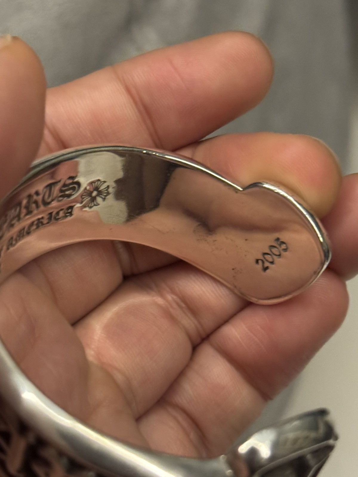 Chrome Hearts Chrome hearts scroll logo bangle Size ONE SIZE - 10 Thumbnail
