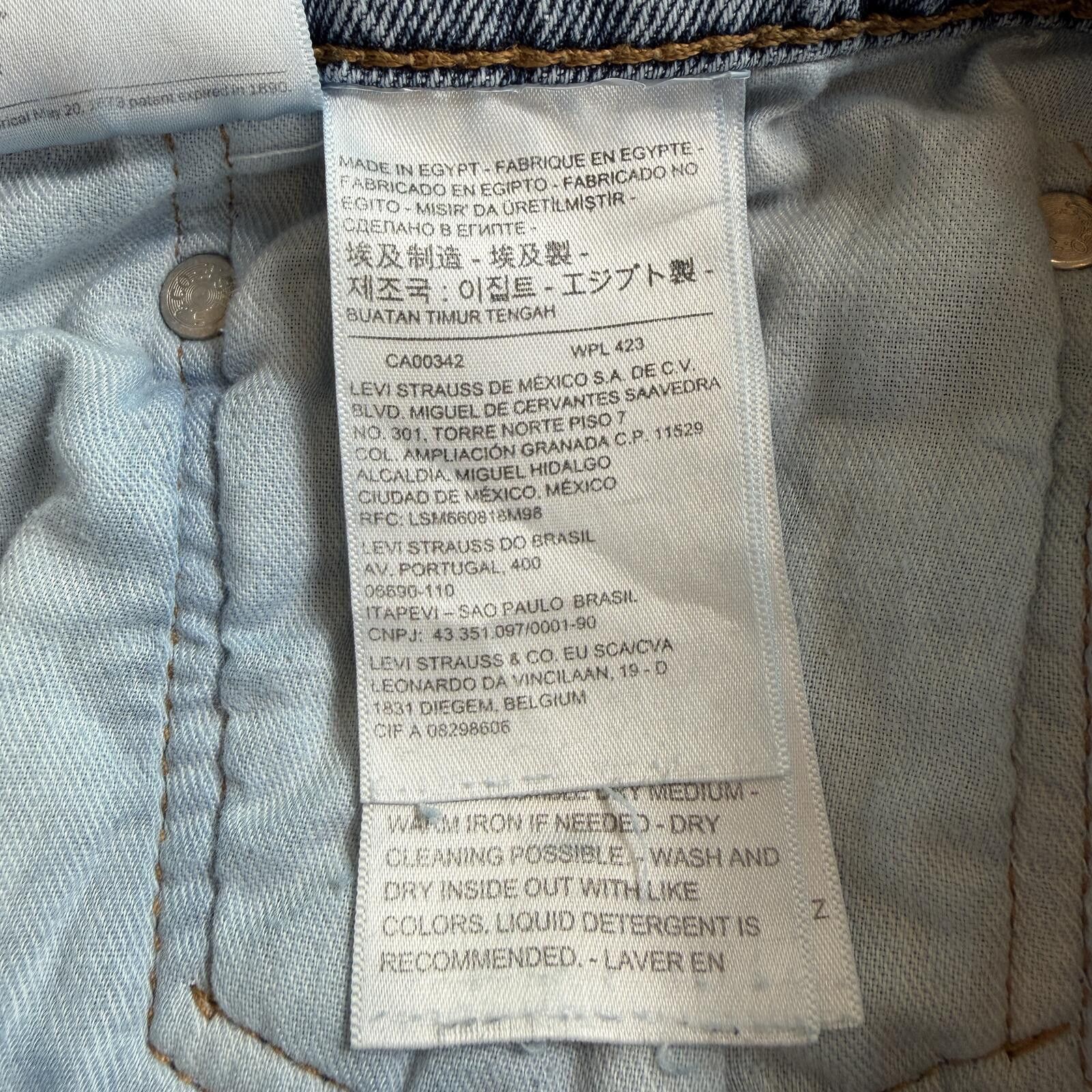 Levi's Levis 541 Athletic Taper Light Wash Jeans Men 36x30 Fade Y2K Size US 36 / EU 52 - 7 Thumbnail