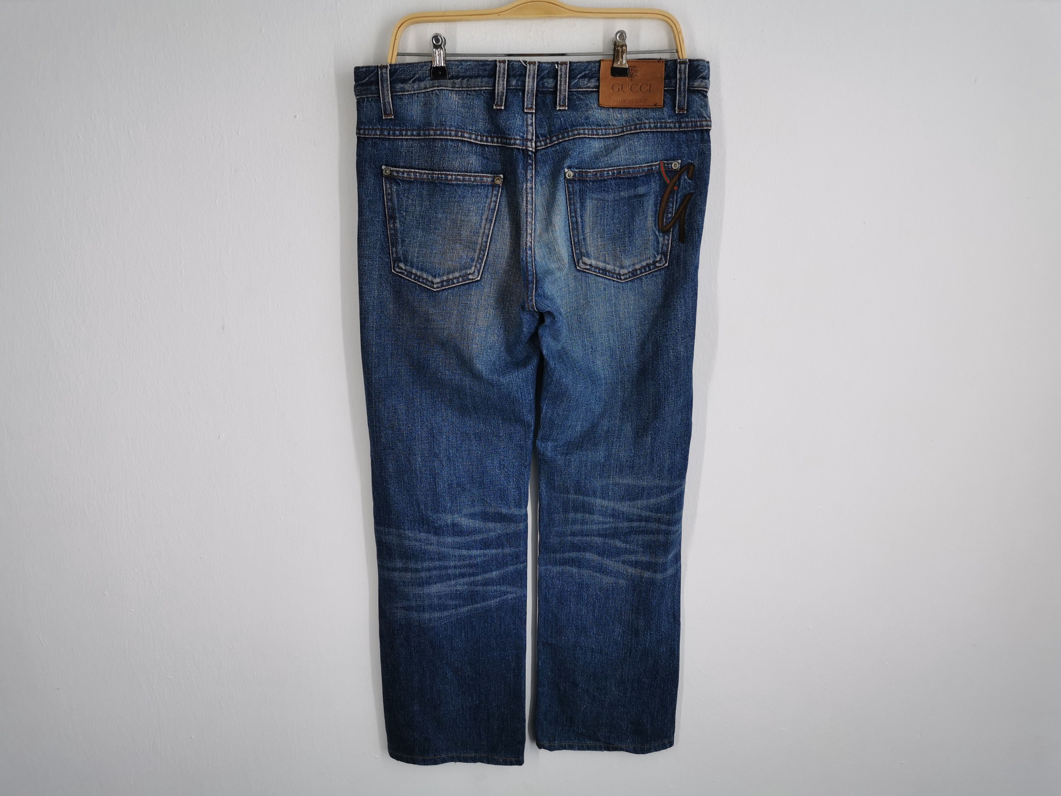 Gucci Gucci Embroidery Denim Jeans Size US 35 - 3 Thumbnail