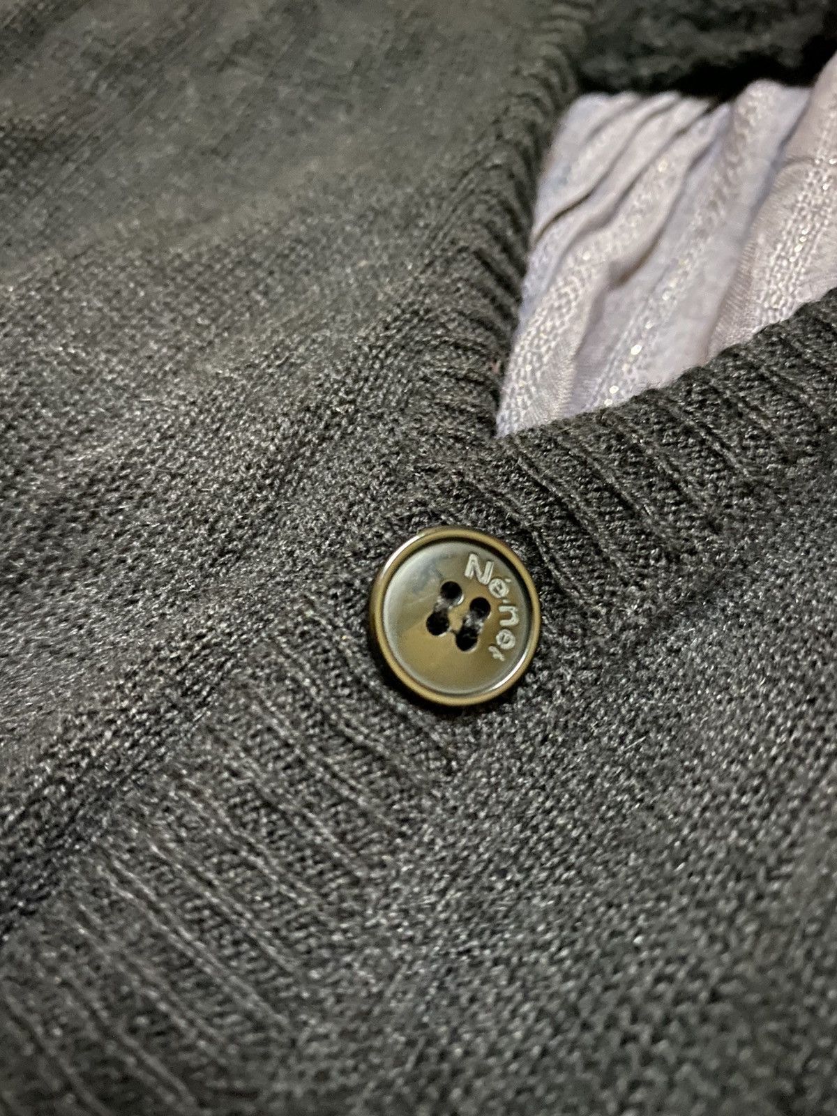 Issey Miyake 💥Issey Miyake Ne Net Knit Button Shirt Size S / US 4 / IT 40 - 8 Thumbnail