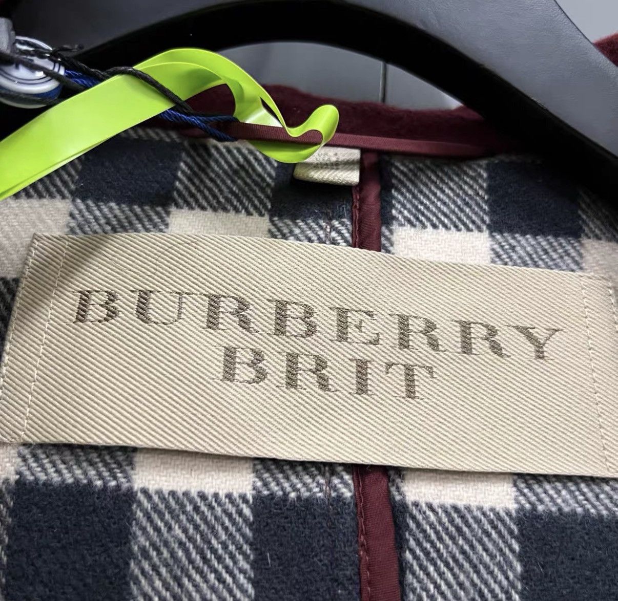 Burberry Burberry Burgundy Toggle Coat J41 Size XS / US 0-2 / IT 36-38 - 4 Thumbnail