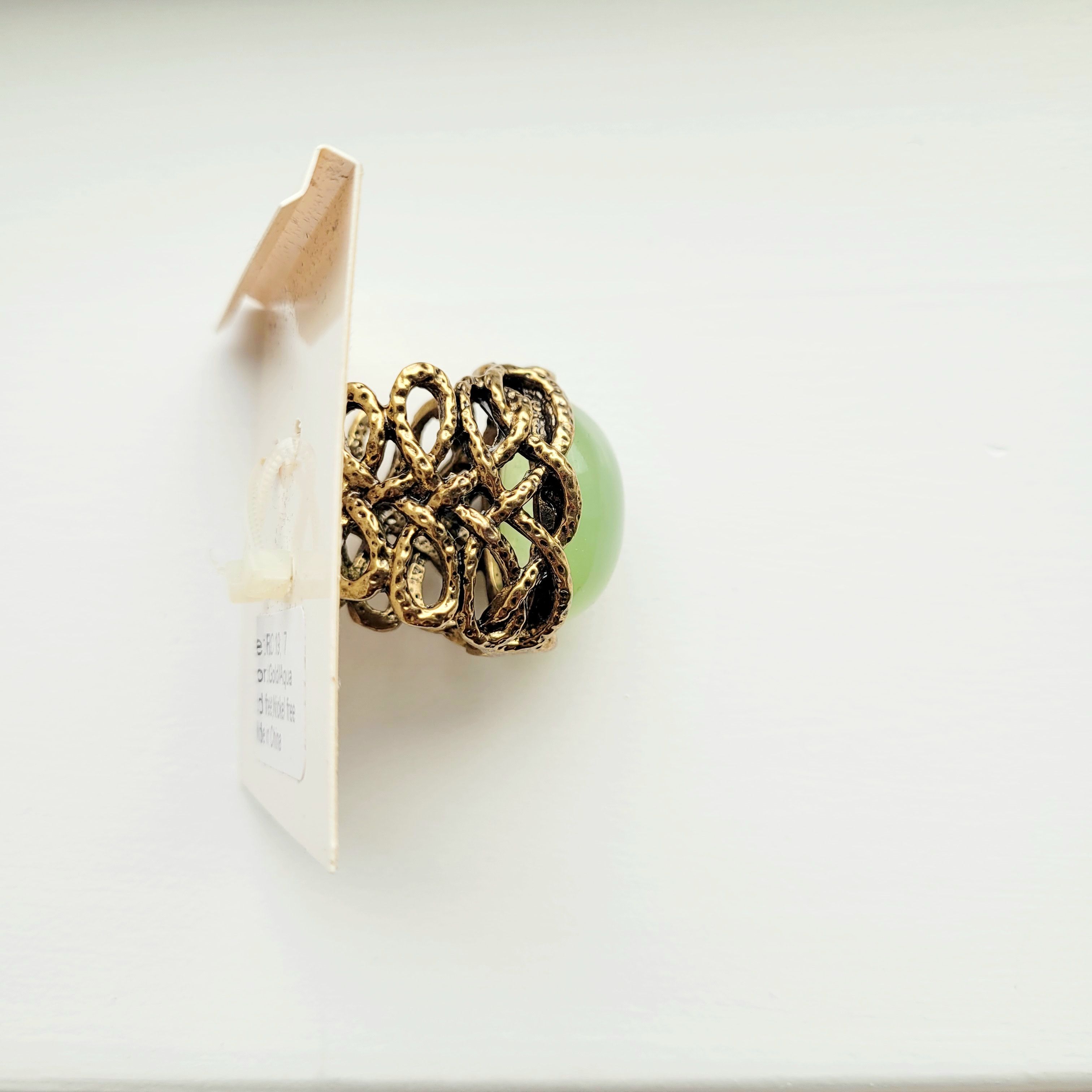 Vacation Amrita Singh Bridgehampton Oval Gold-Tone Statement Ring Size ONE SIZE - 4 Thumbnail